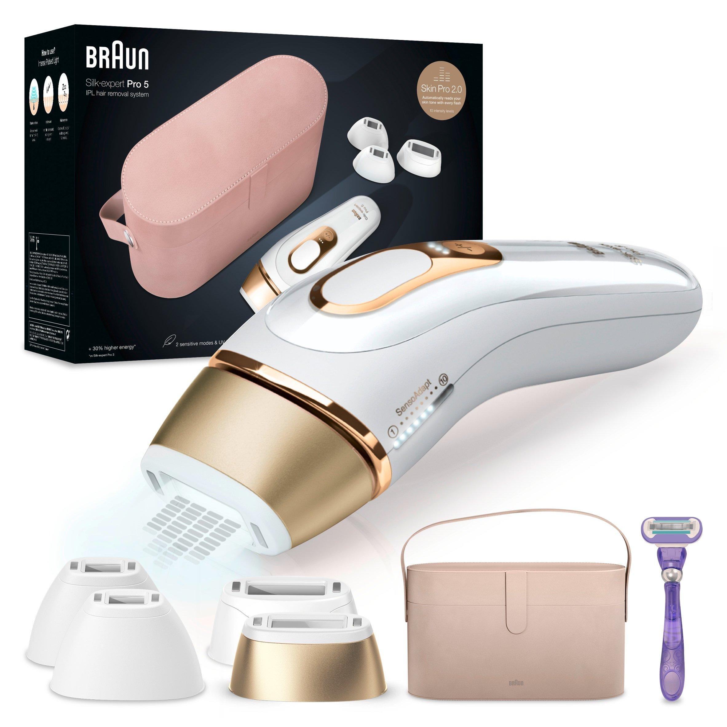 White - Braun - Braun IPL5347 Permanent Hair Removal - 1