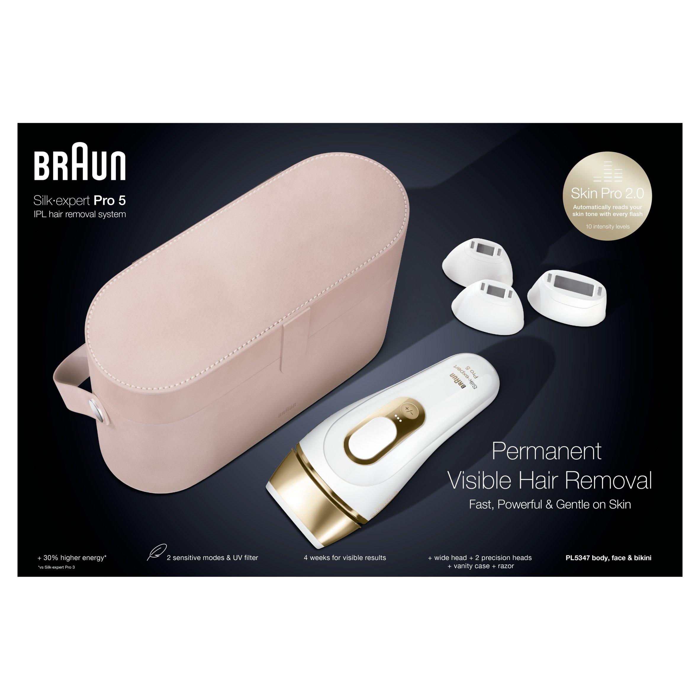 White - Braun - Braun IPL5347 Permanent Hair Removal - 2