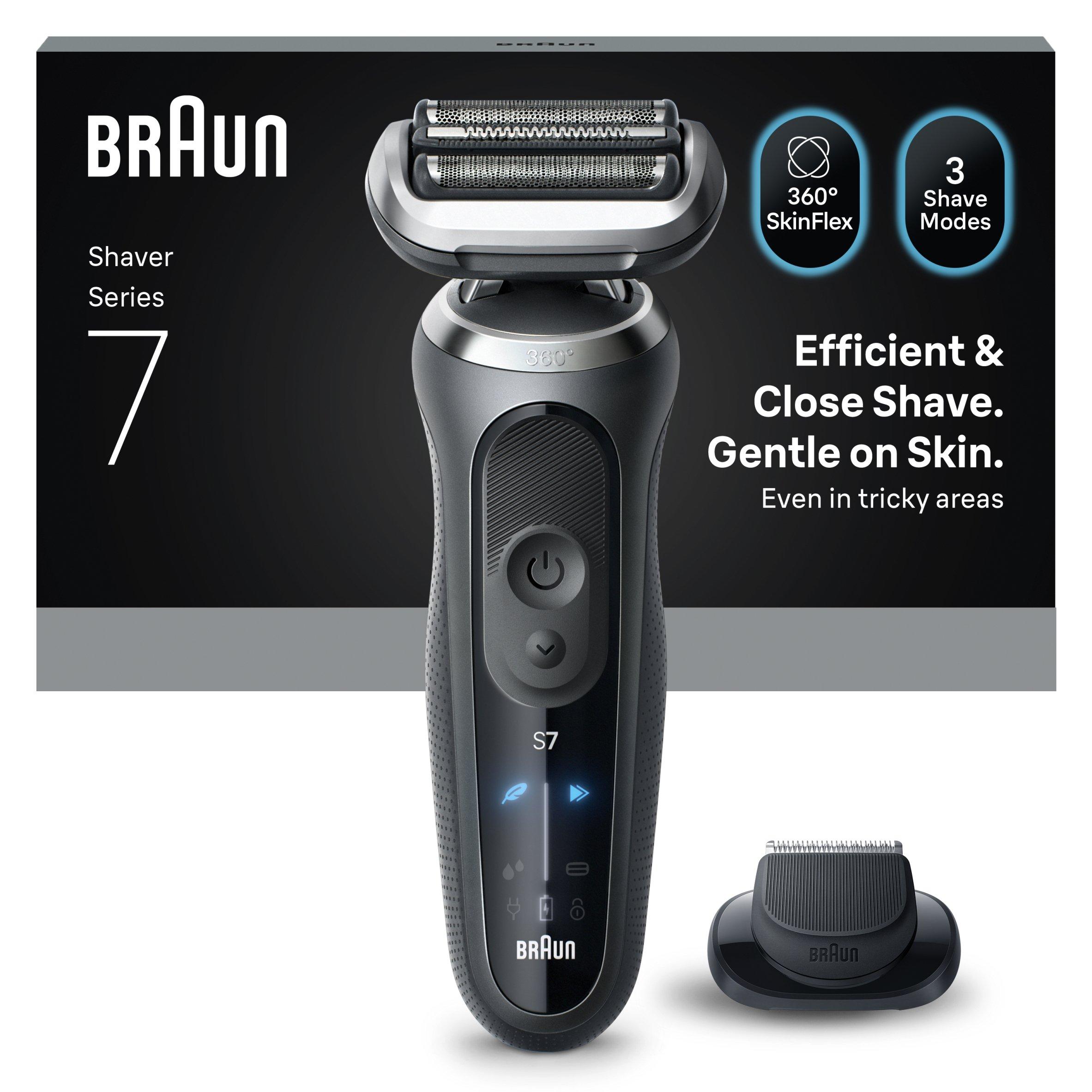 Grey - Braun - Braun Series 7 Electric Shaver 72-G1200S Grey - 1