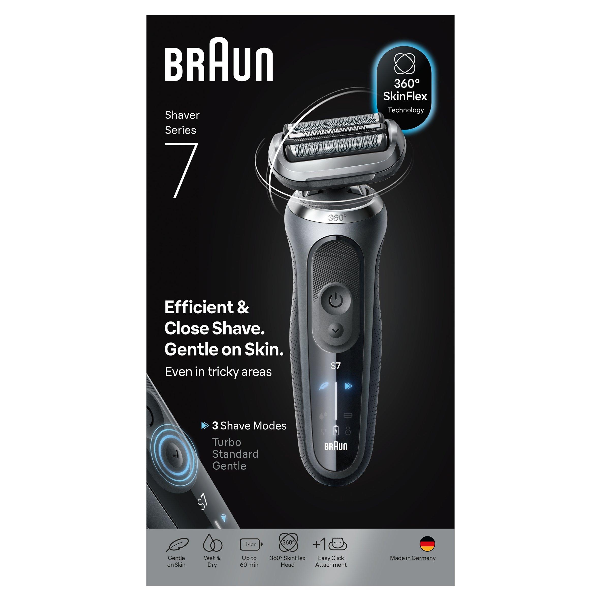 Grey - Braun - Braun Series 7 Electric Shaver 72-G1200S Grey - 2
