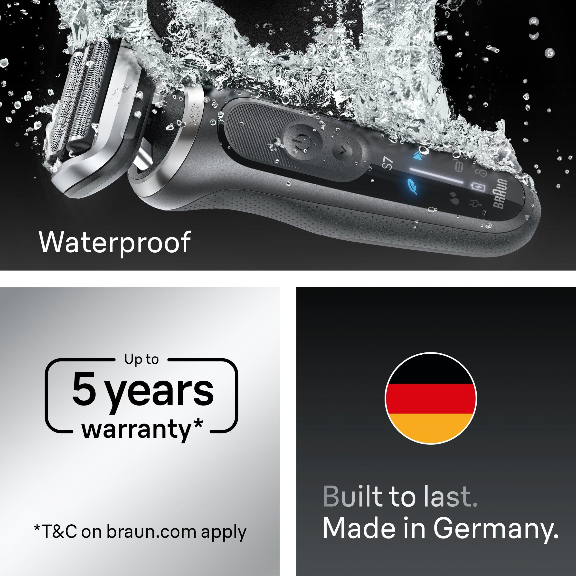 Grey - Braun - Braun Series 7 Electric Shaver 72-G1200S Grey - 8