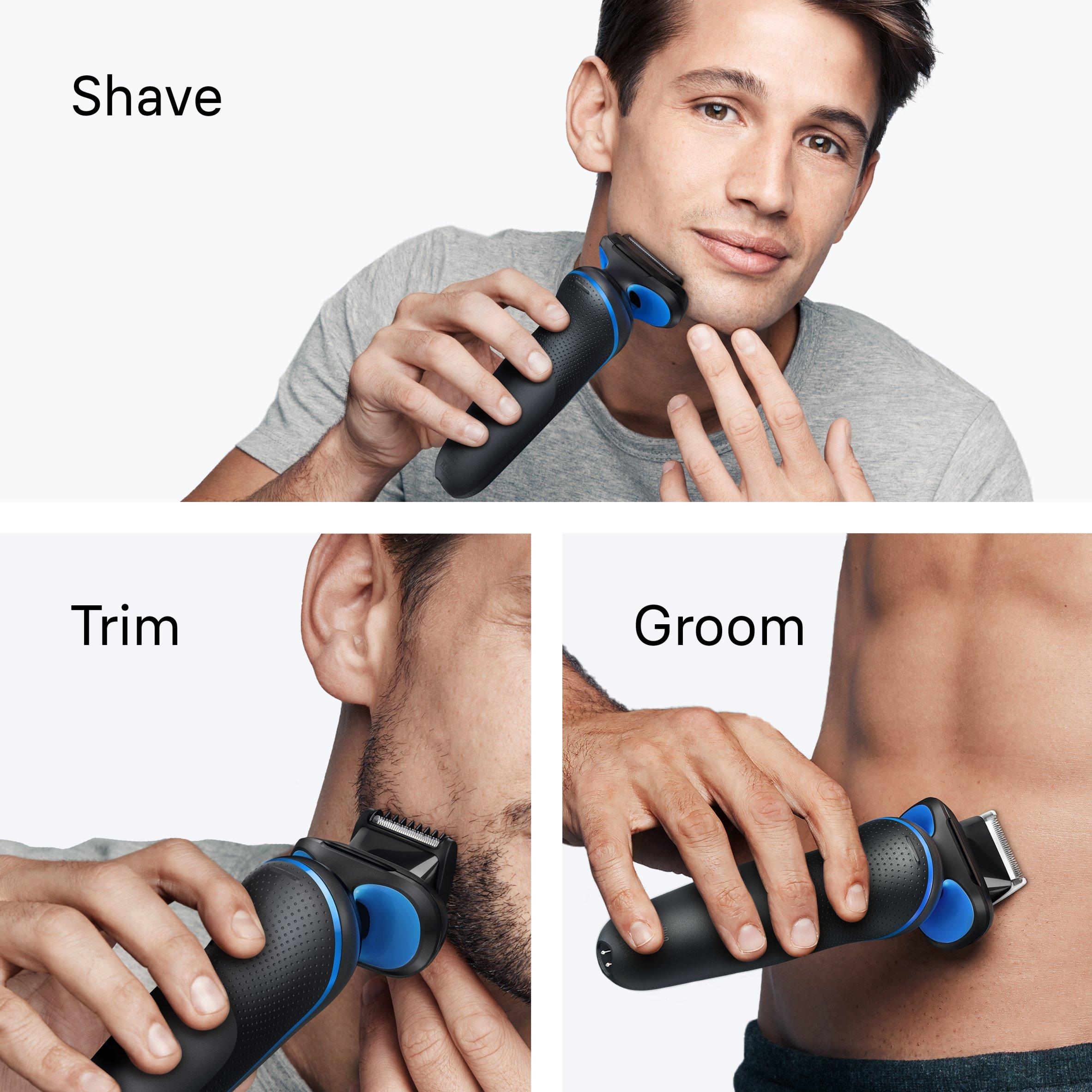 Blue - Braun - Braun Series 5 Electric Shaver 52-B1650S Blue - 8