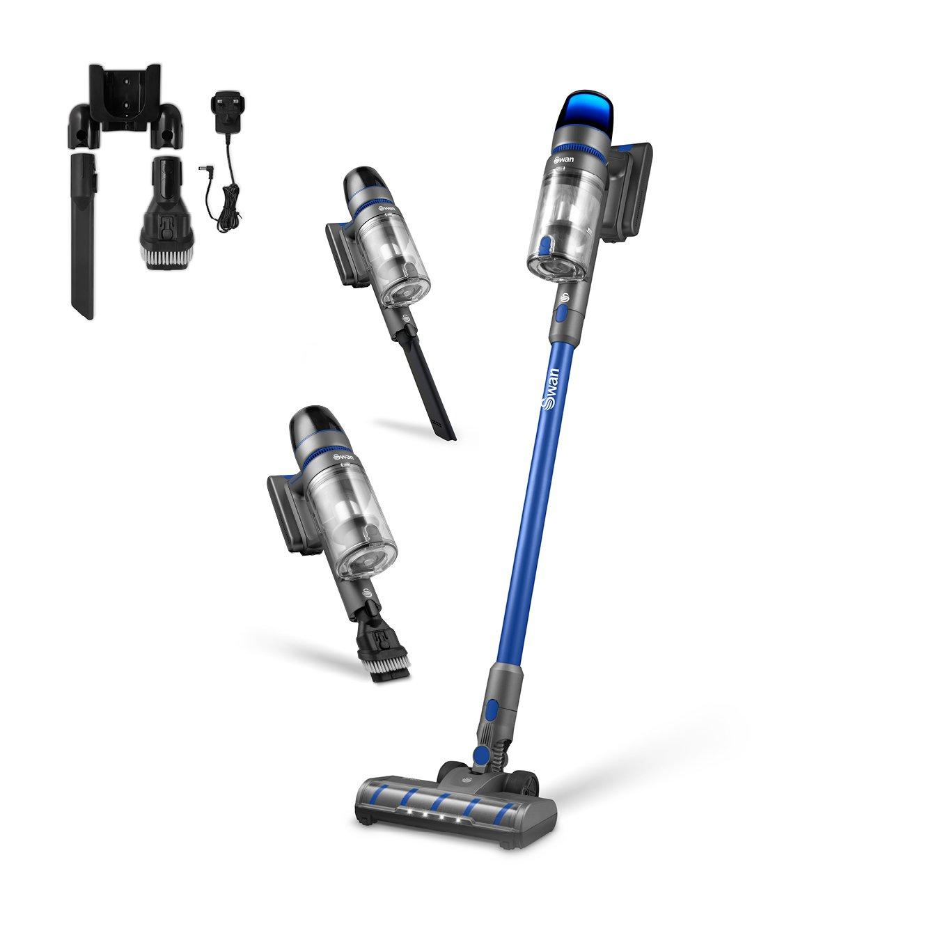 Blue - Swan - Swan 29.6V Cordless Stick Vac - 1