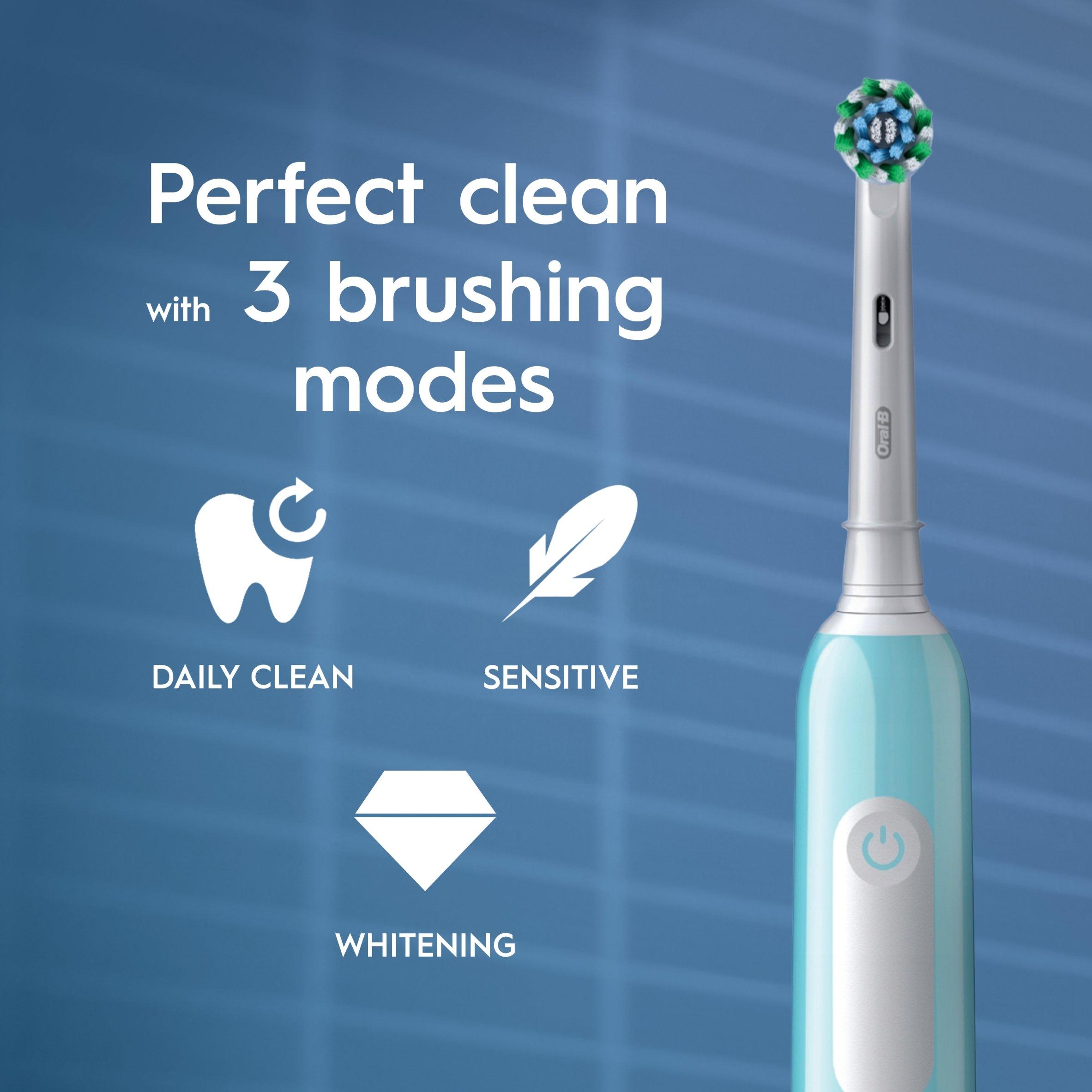 Blue - Oral B - Oral-B Pro Series 1 Cross Action Blue Toothbrush - 9