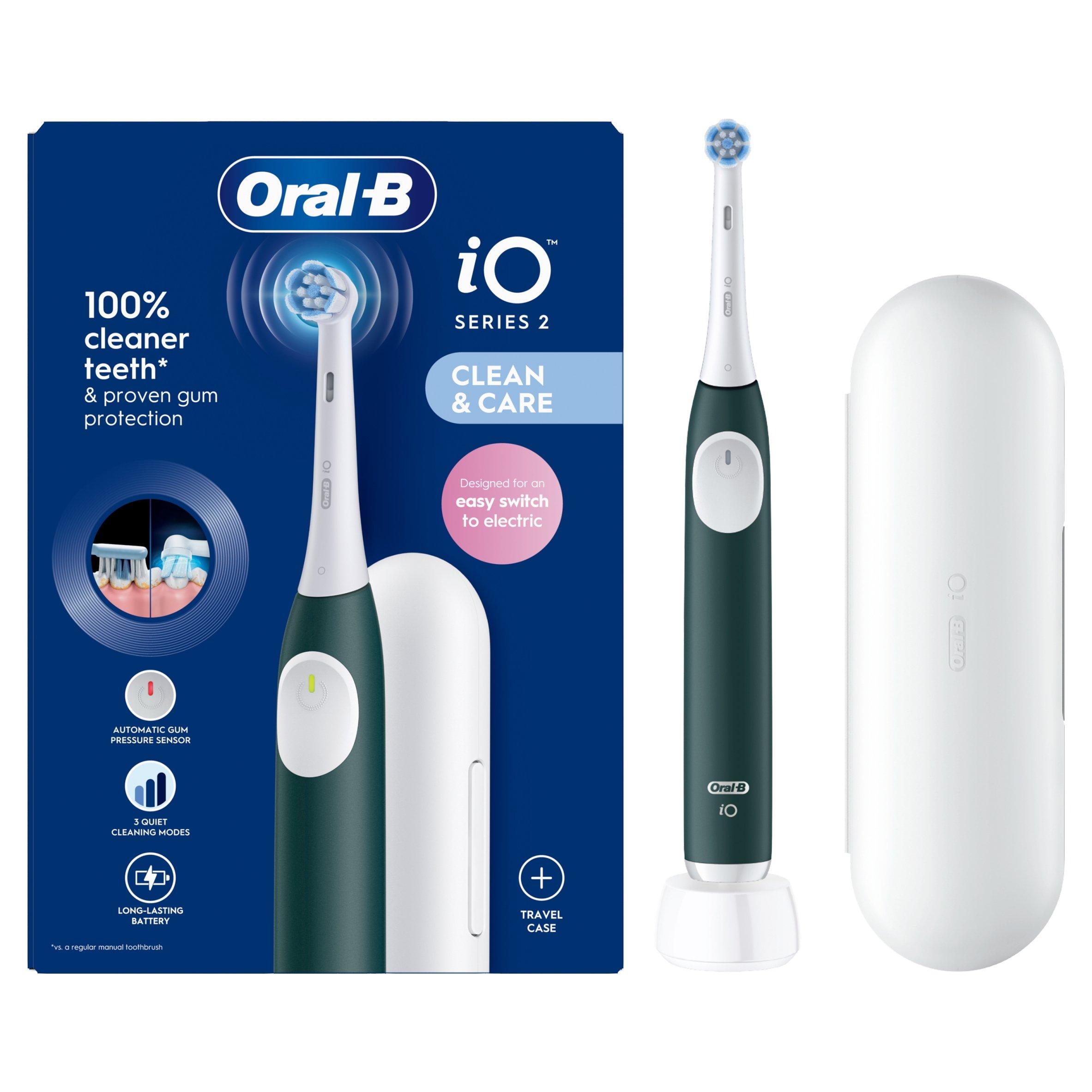 Oral B Oral-B iO2 Forest Green Toothbrush + Travel Case