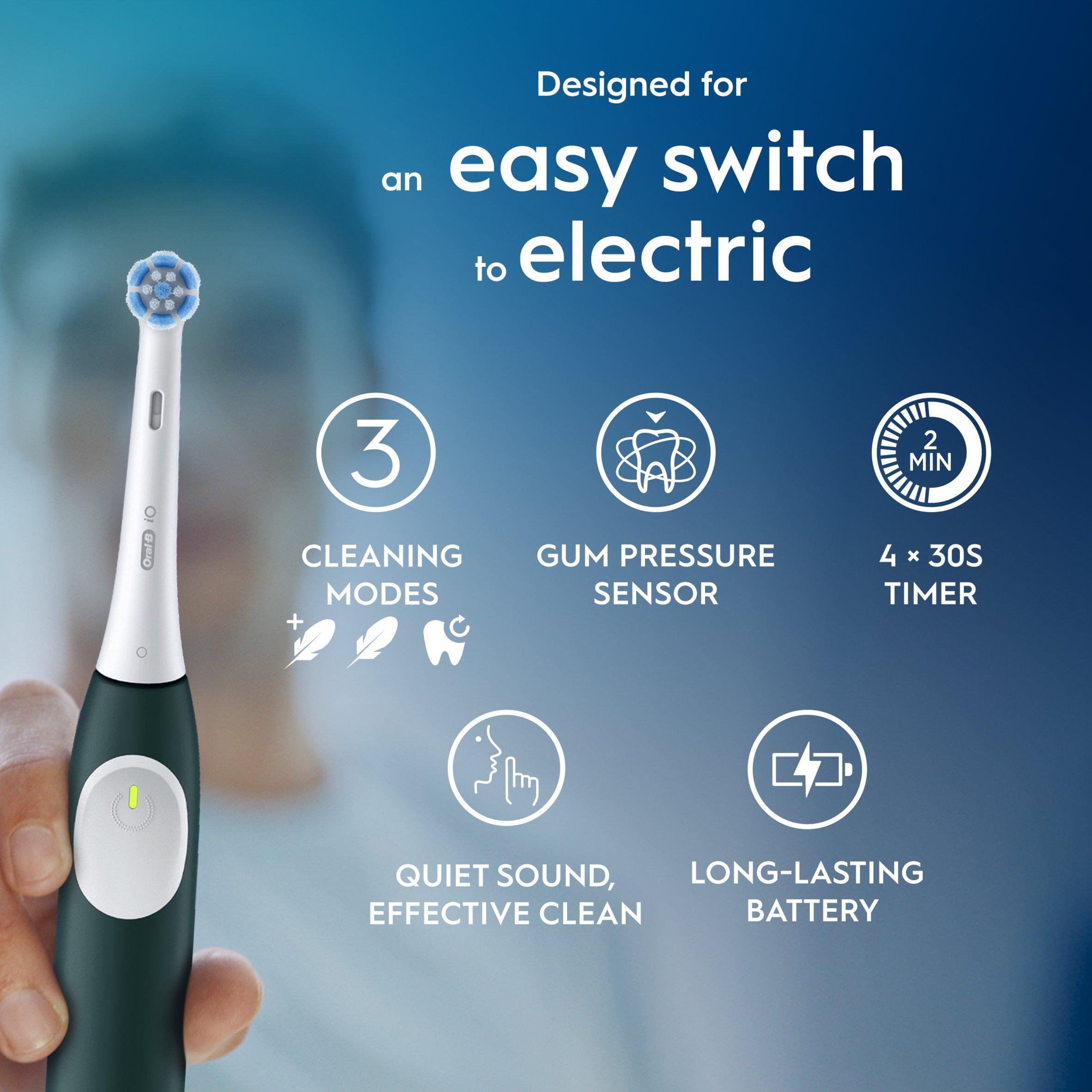 Green - Oral B - Oral-B iO2 Forest Green Toothbrush + Travel Case - 6