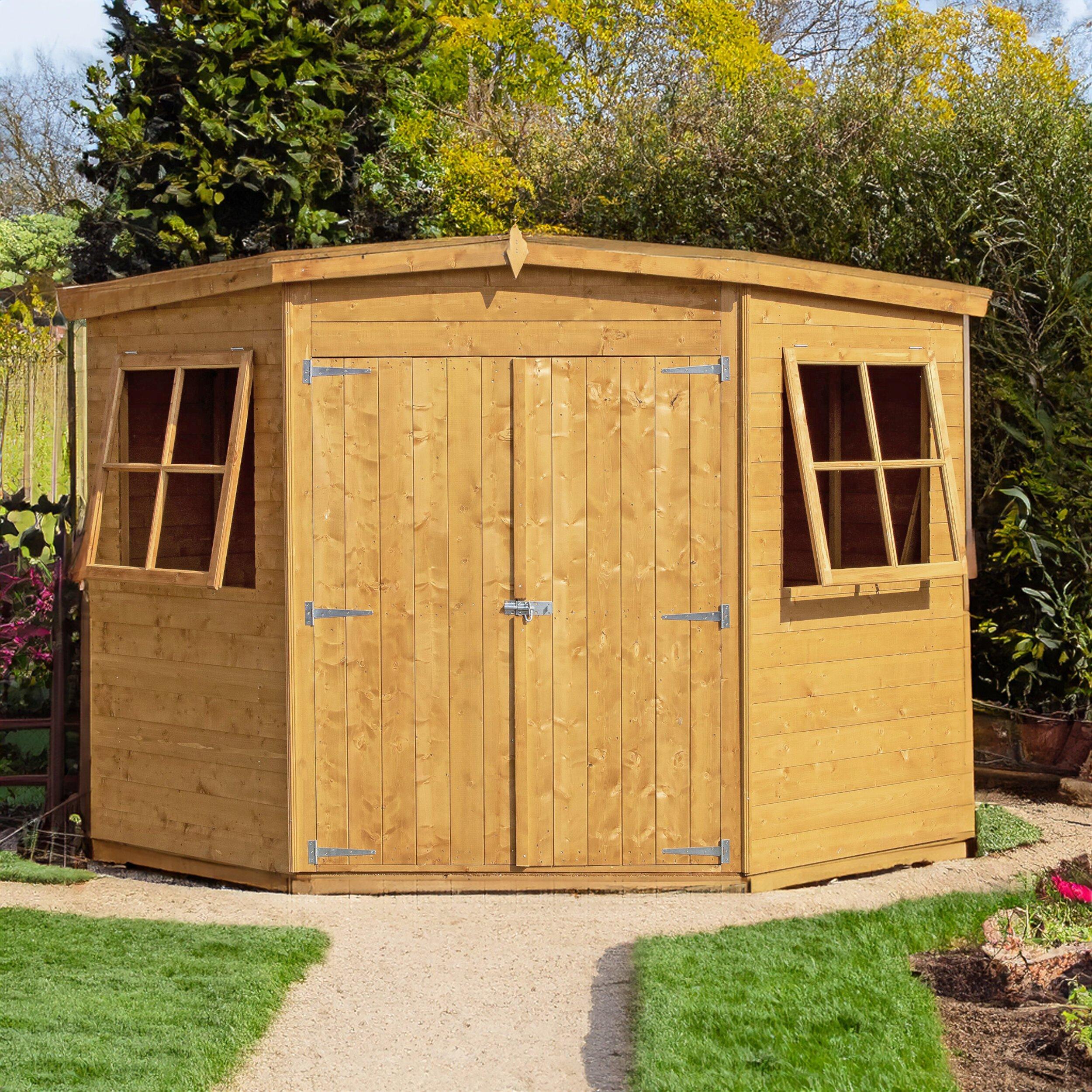 Wood - Shire - Corner Shed 7 x 7 - 1