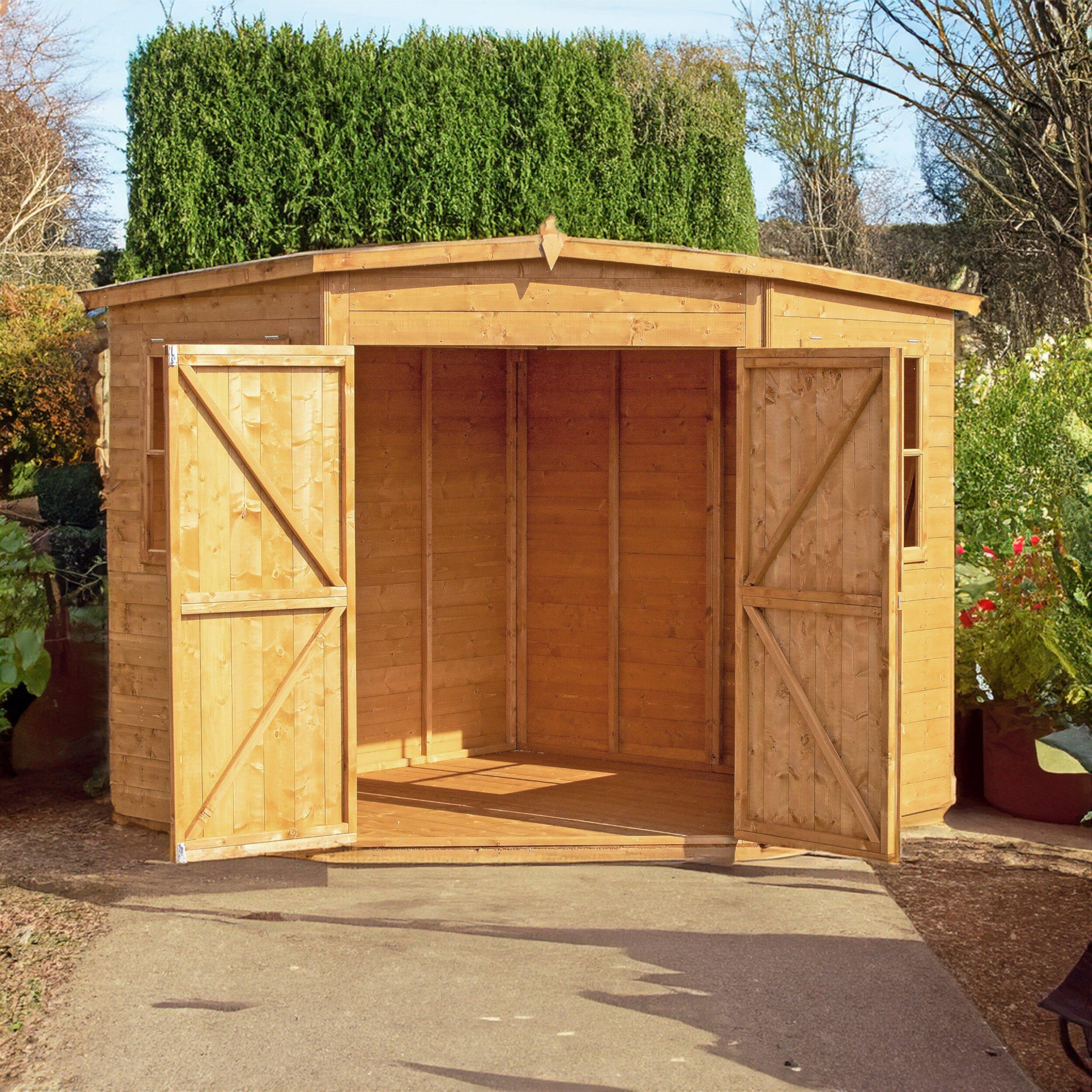 Wood - Shire - Corner Shed 7 x 7 - 2