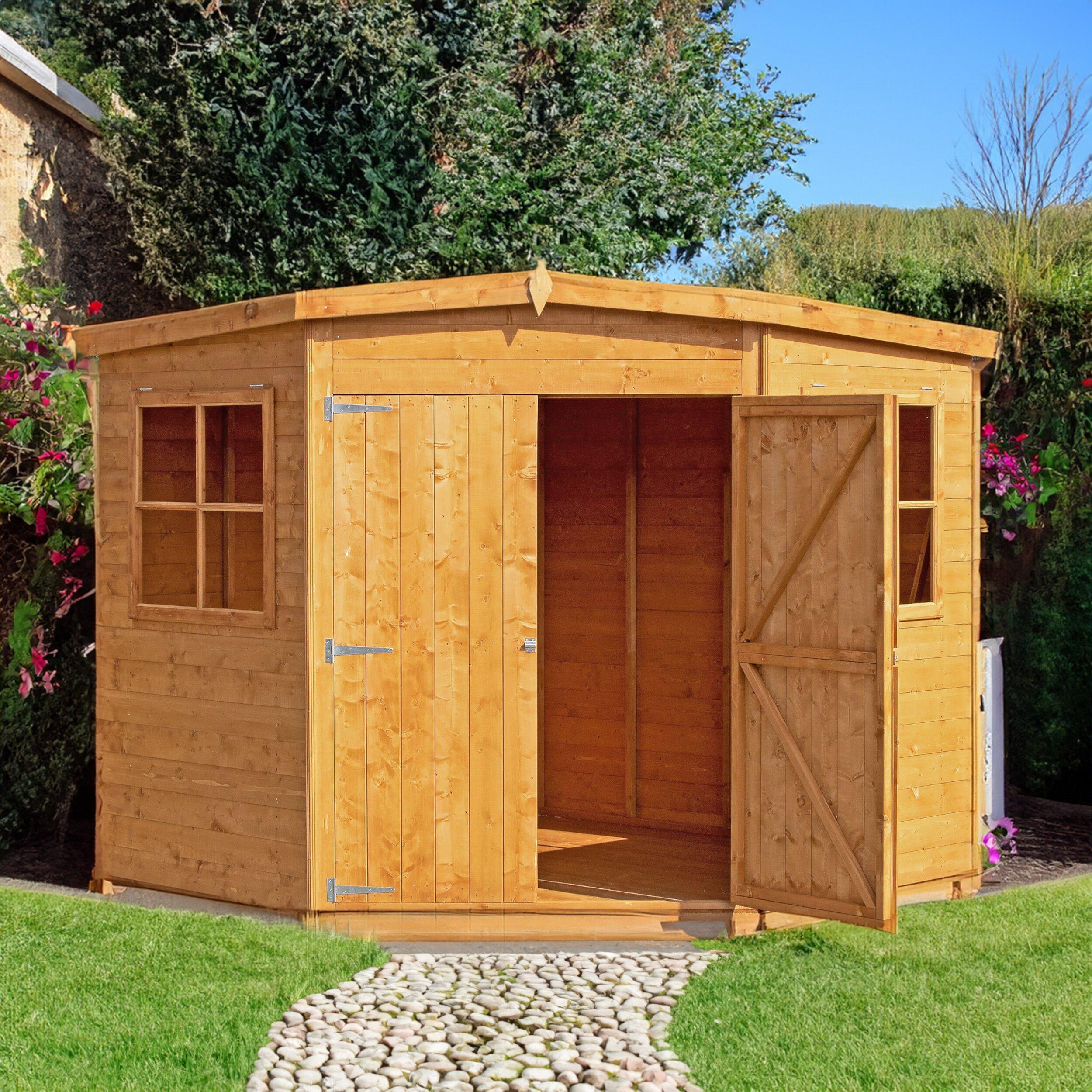 Wood - Shire - Corner Shed 7 x 7 - 5
