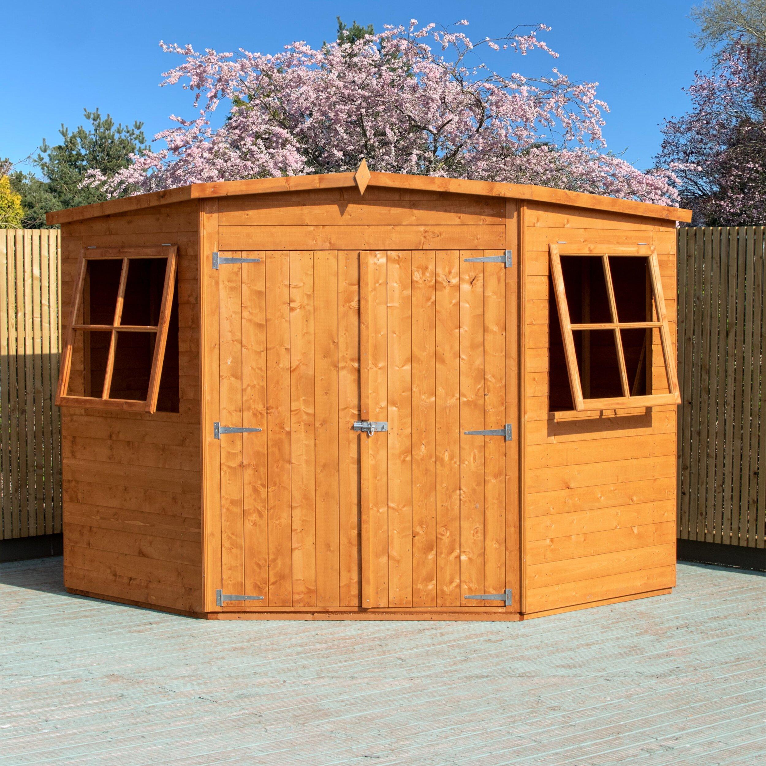 Wood - Shire - Corner Shed 7 x 7 - 7