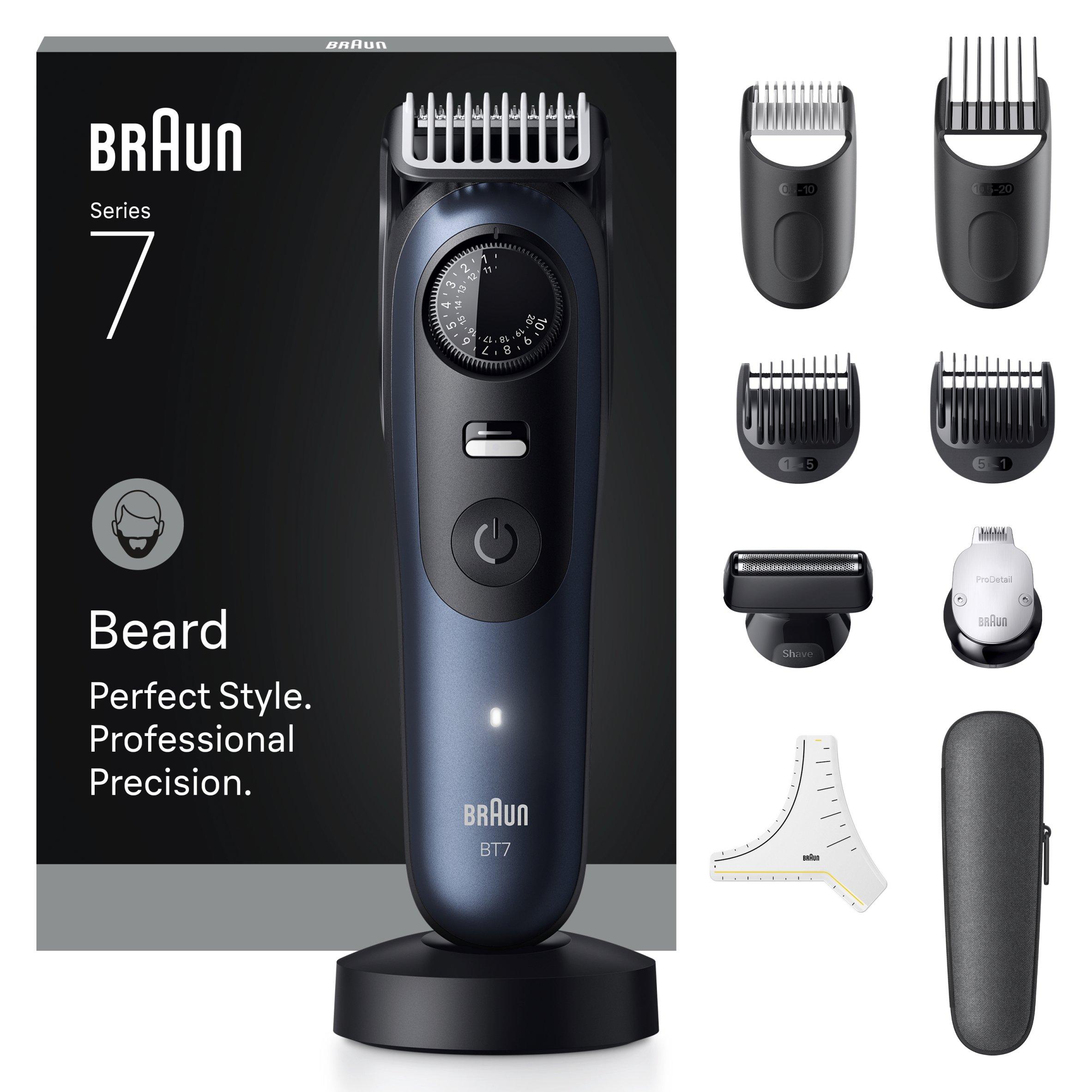 Blue - Braun - Braun BT7540 Beard Trimmer BLKDPBLU - 1