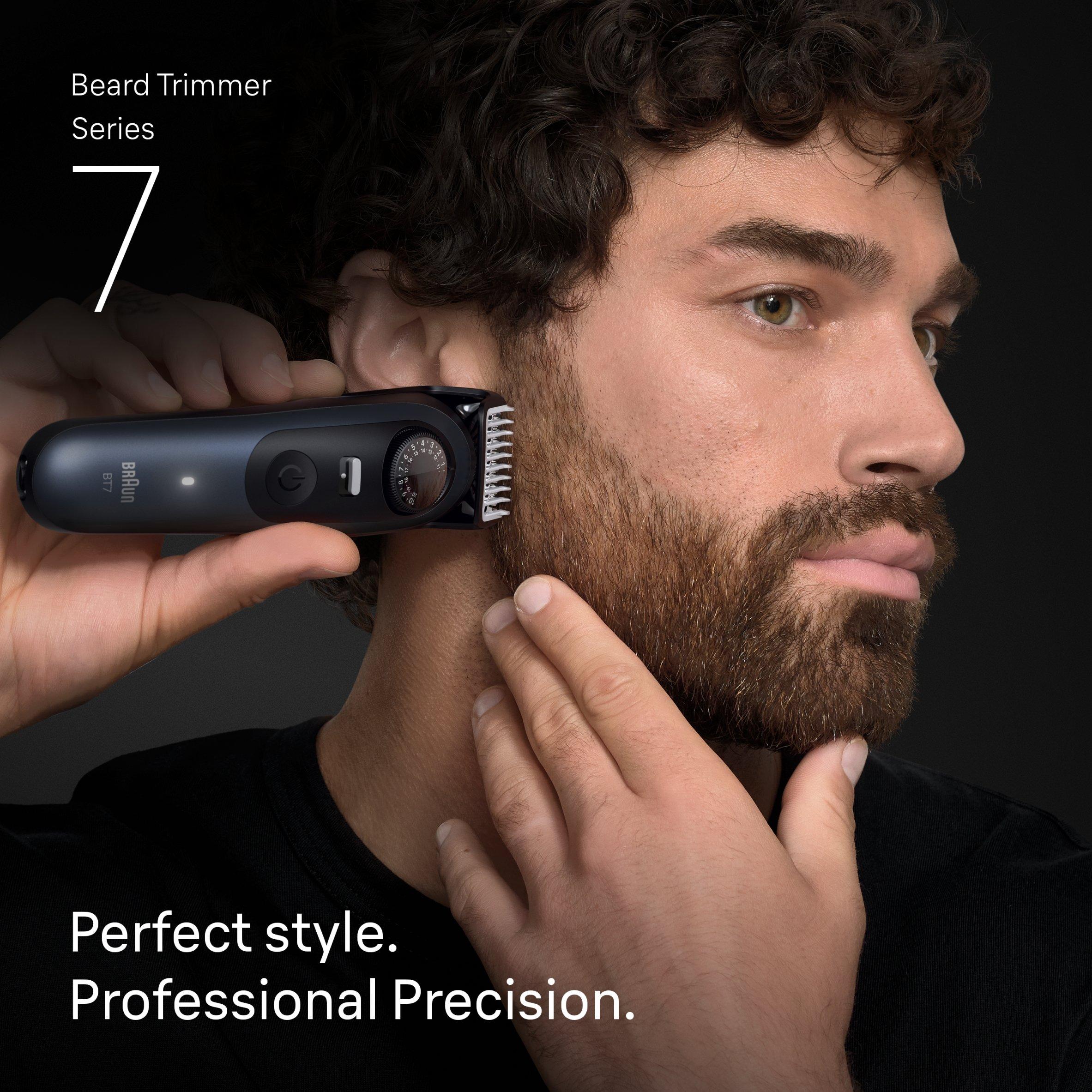Blue - Braun - Braun BT7540 Beard Trimmer BLKDPBLU - 3