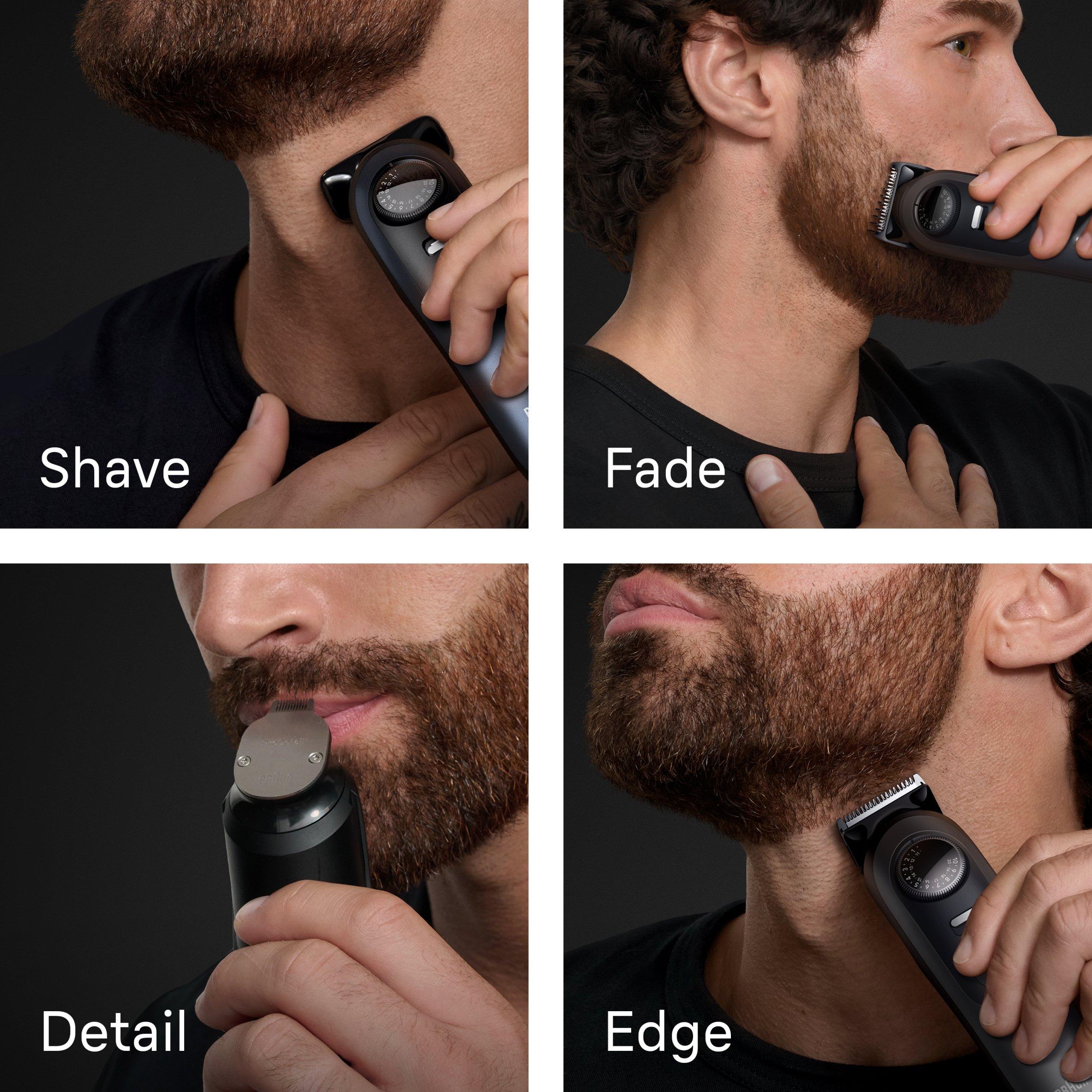 Blue - Braun - Braun BT7540 Beard Trimmer BLKDPBLU - 6