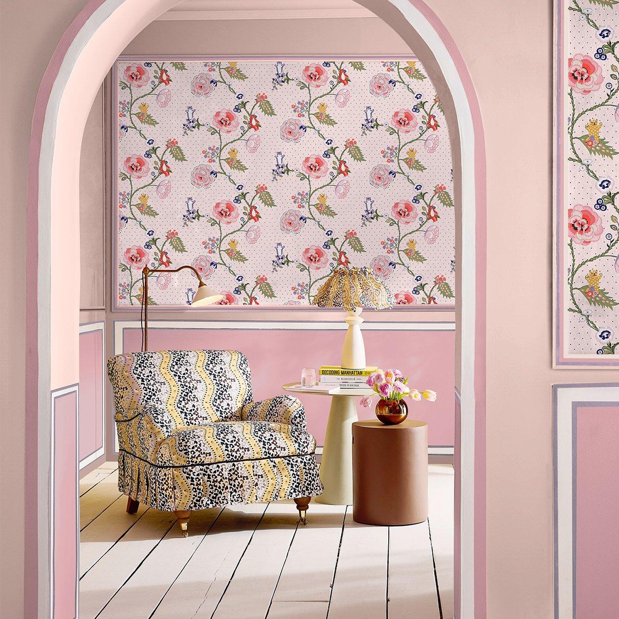 Pink - Cath Kidston - Cath Kidston Catnip Pink Wallpaper - 1