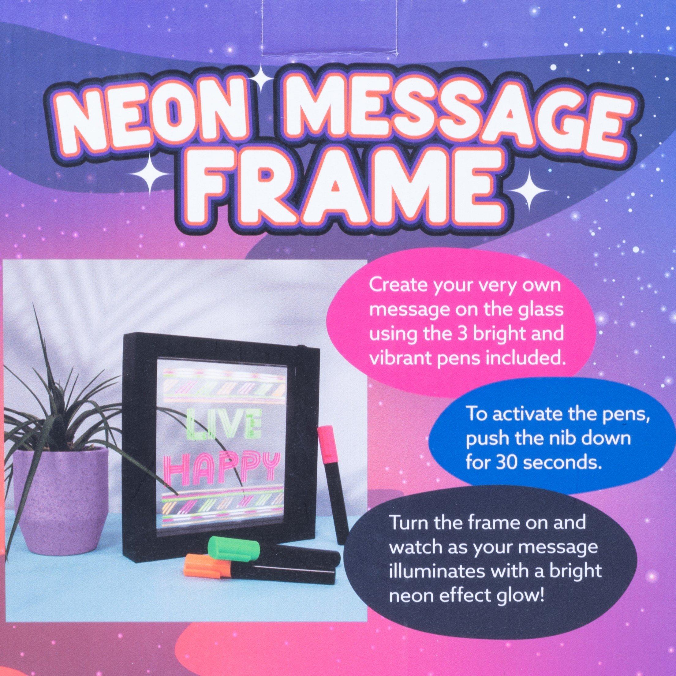 None - Fizz Creations - Light Up Neon Effect Message Board - 2
