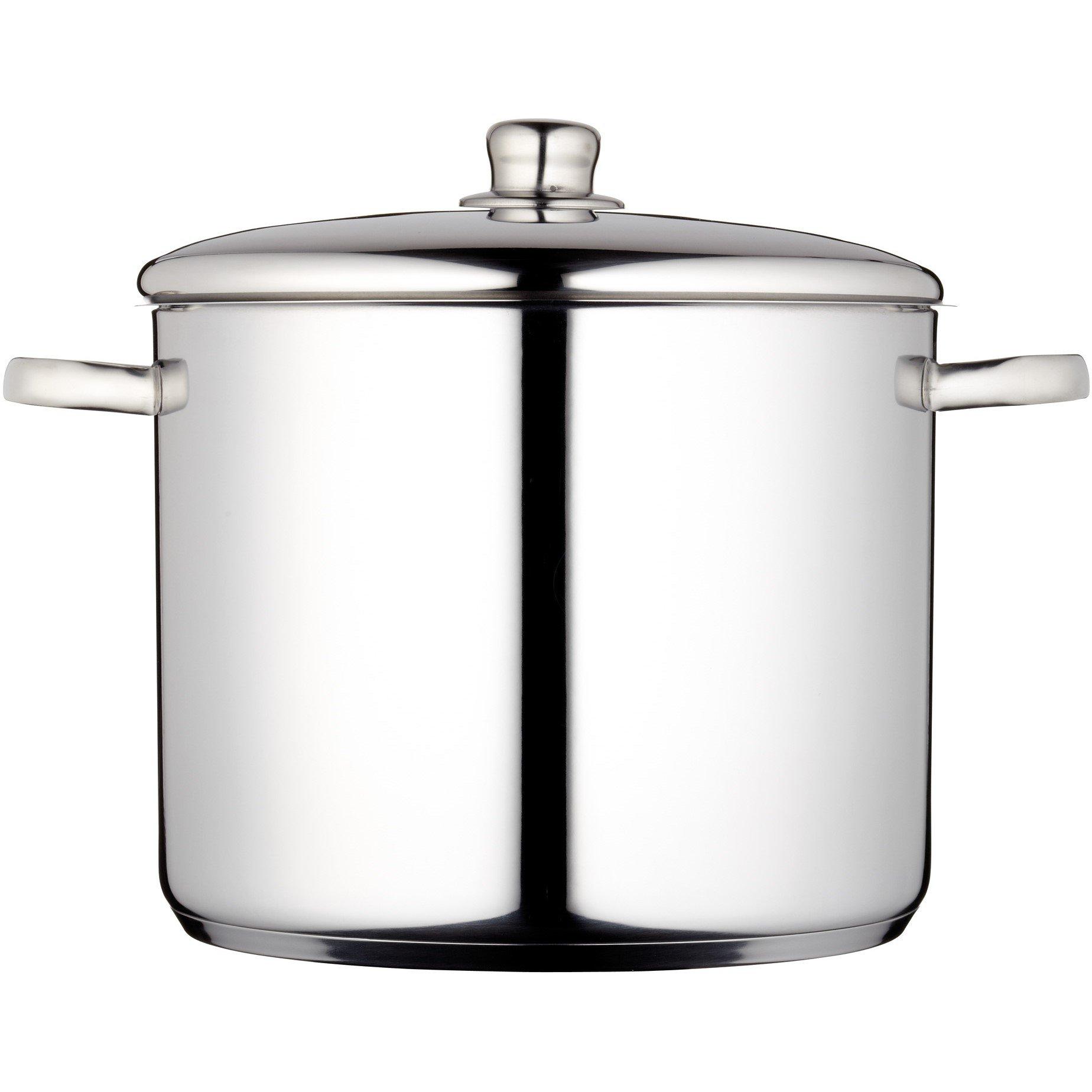 Masterclass  Stainless Steel Stockpot, 14L - Silver - 14L