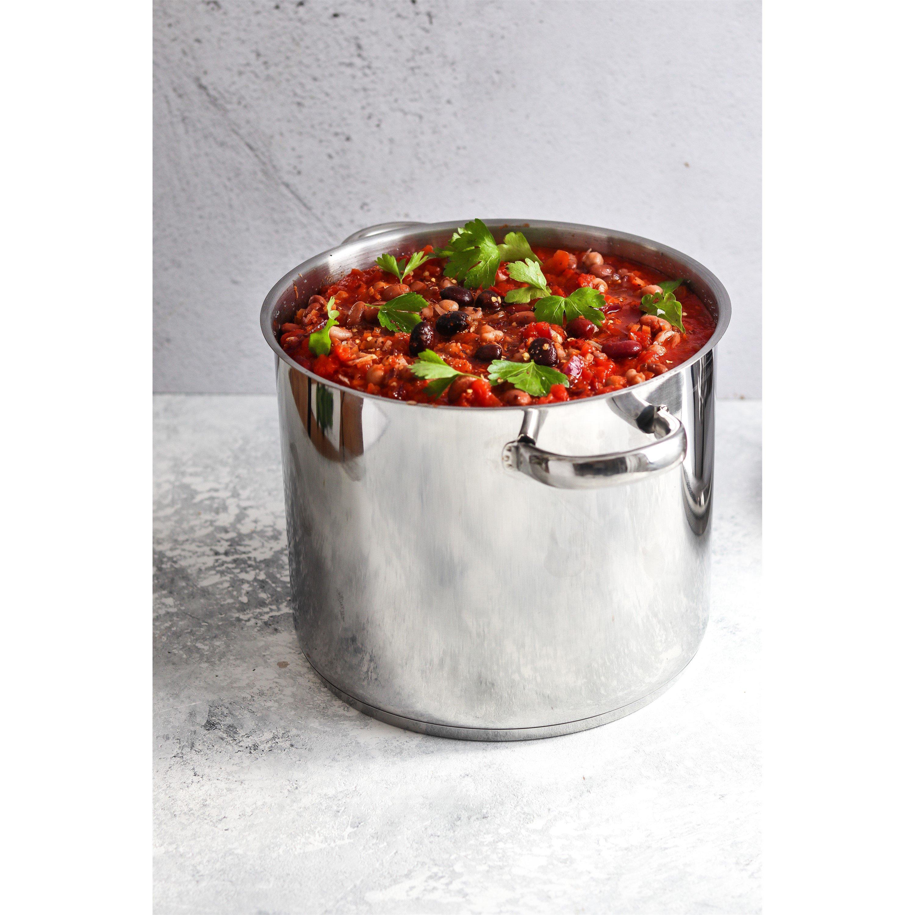 Silver - MasterClass - MasterClass Stainless Steel Stockpot, 14L - 4