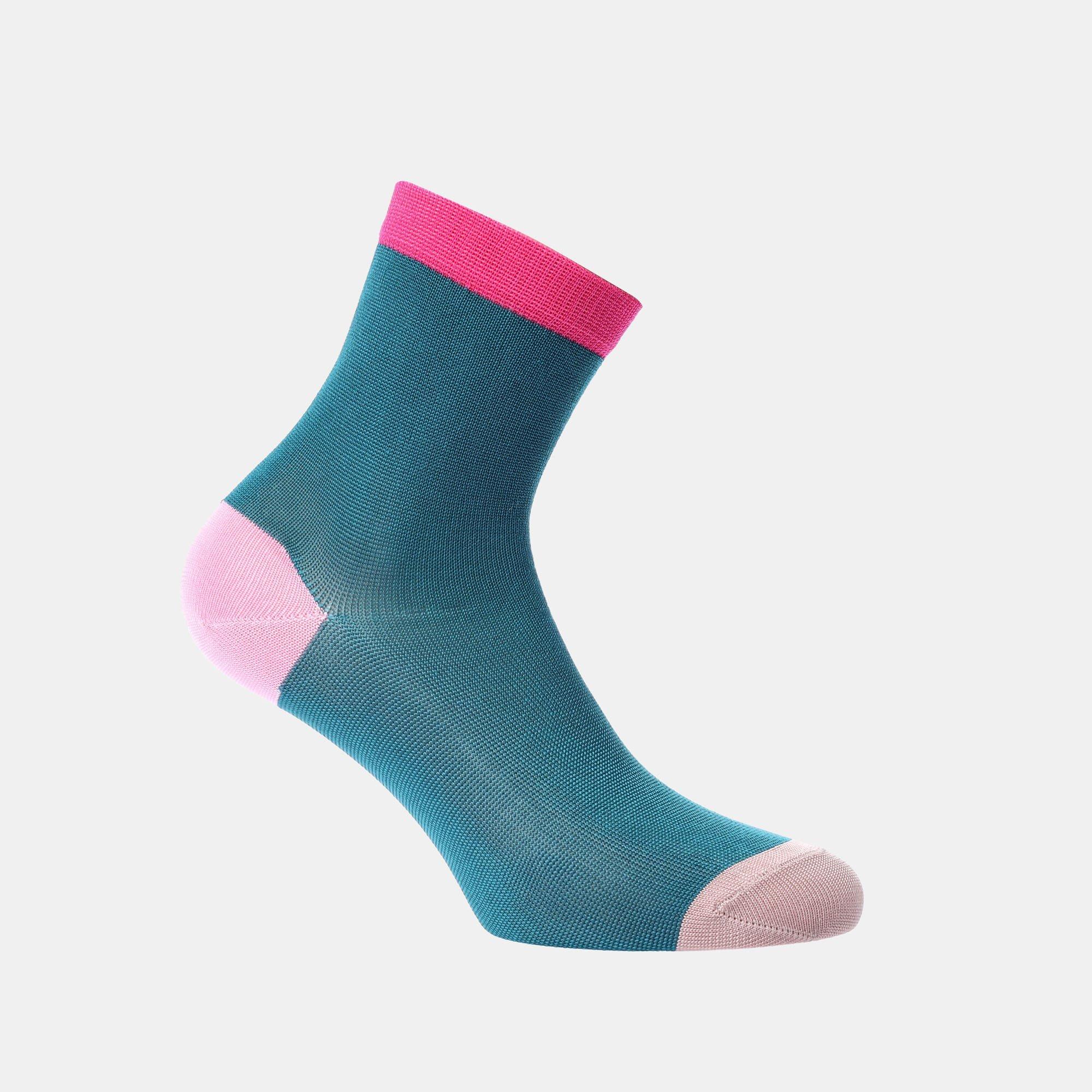Green - Happy Socks - Grace Ankle Socks - 1