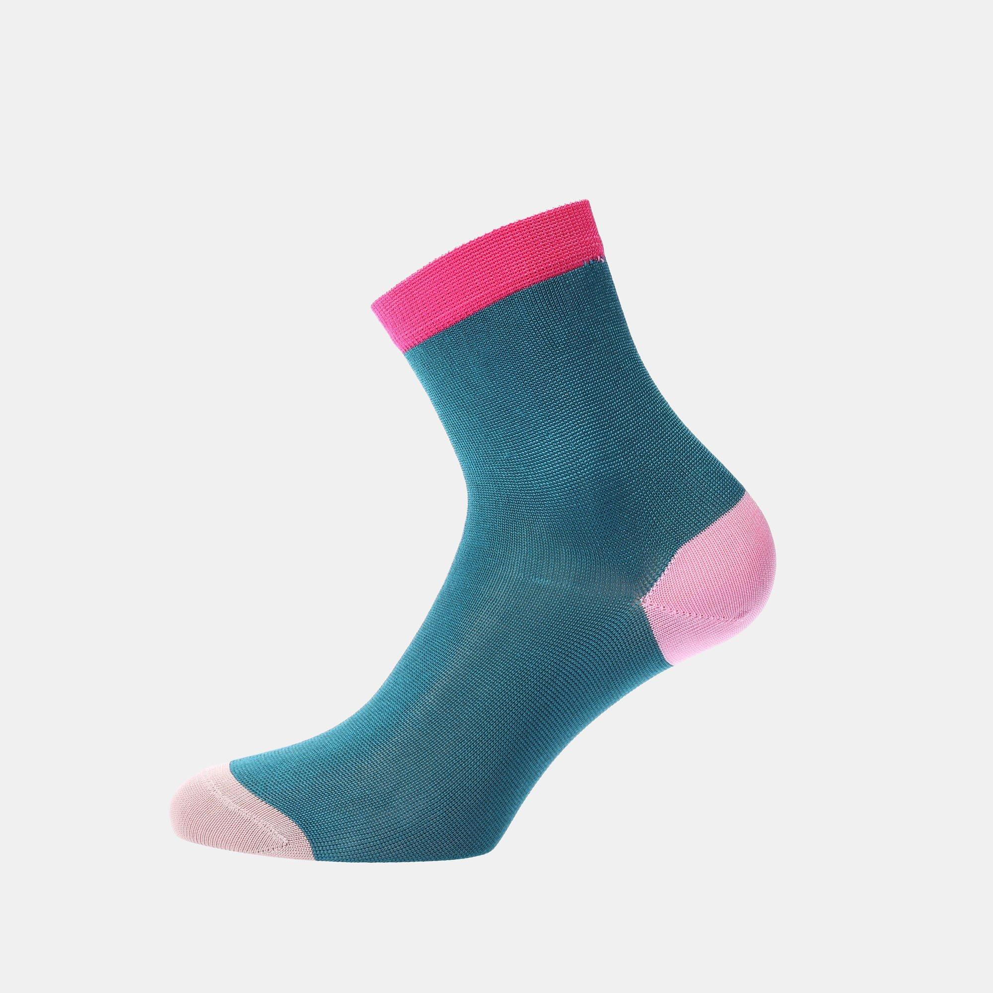 Green - Happy Socks - Grace Ankle Socks - 2