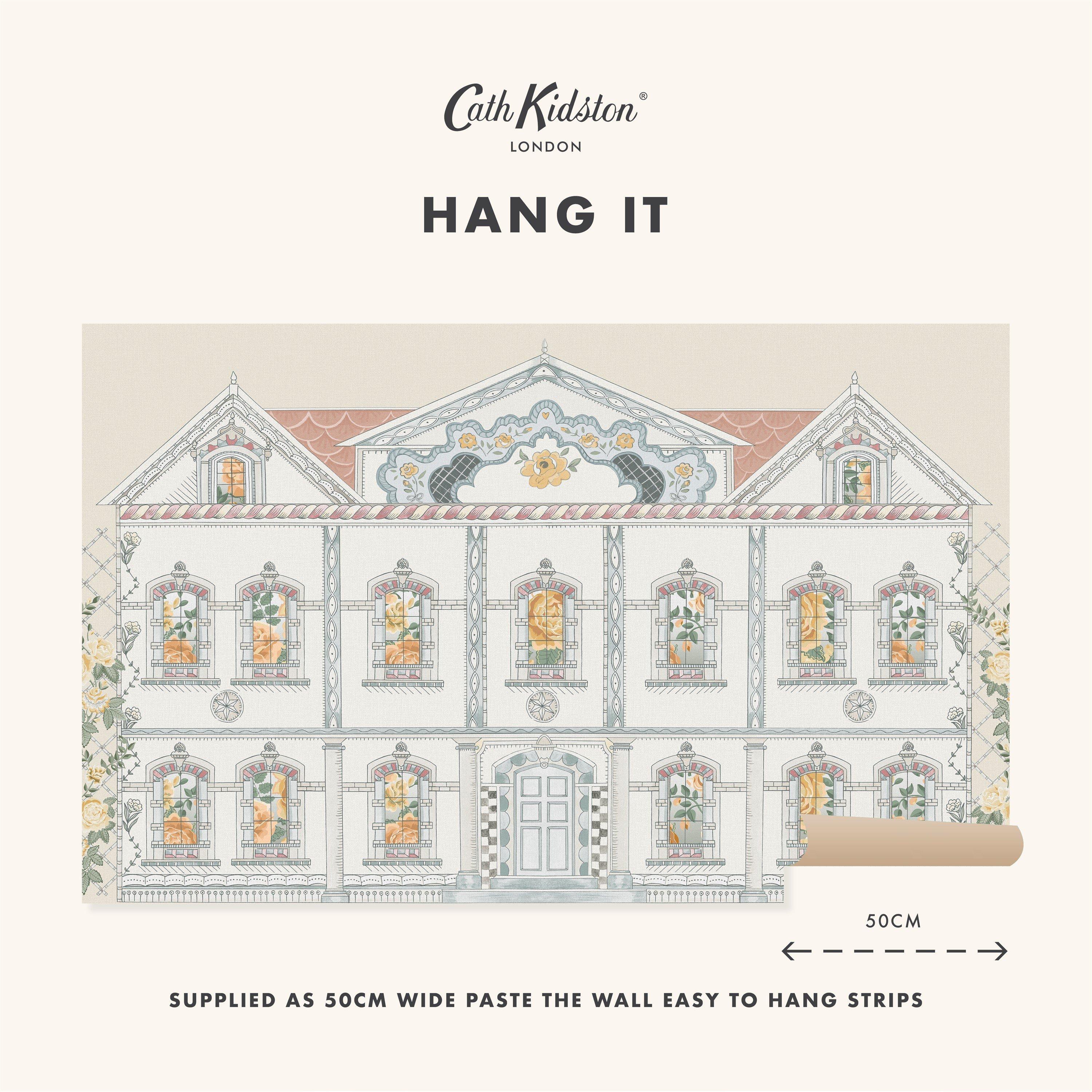 Pastel - Cath Kidston - Cath Kidston Doll House Pastel Fixed Size Mural - 3