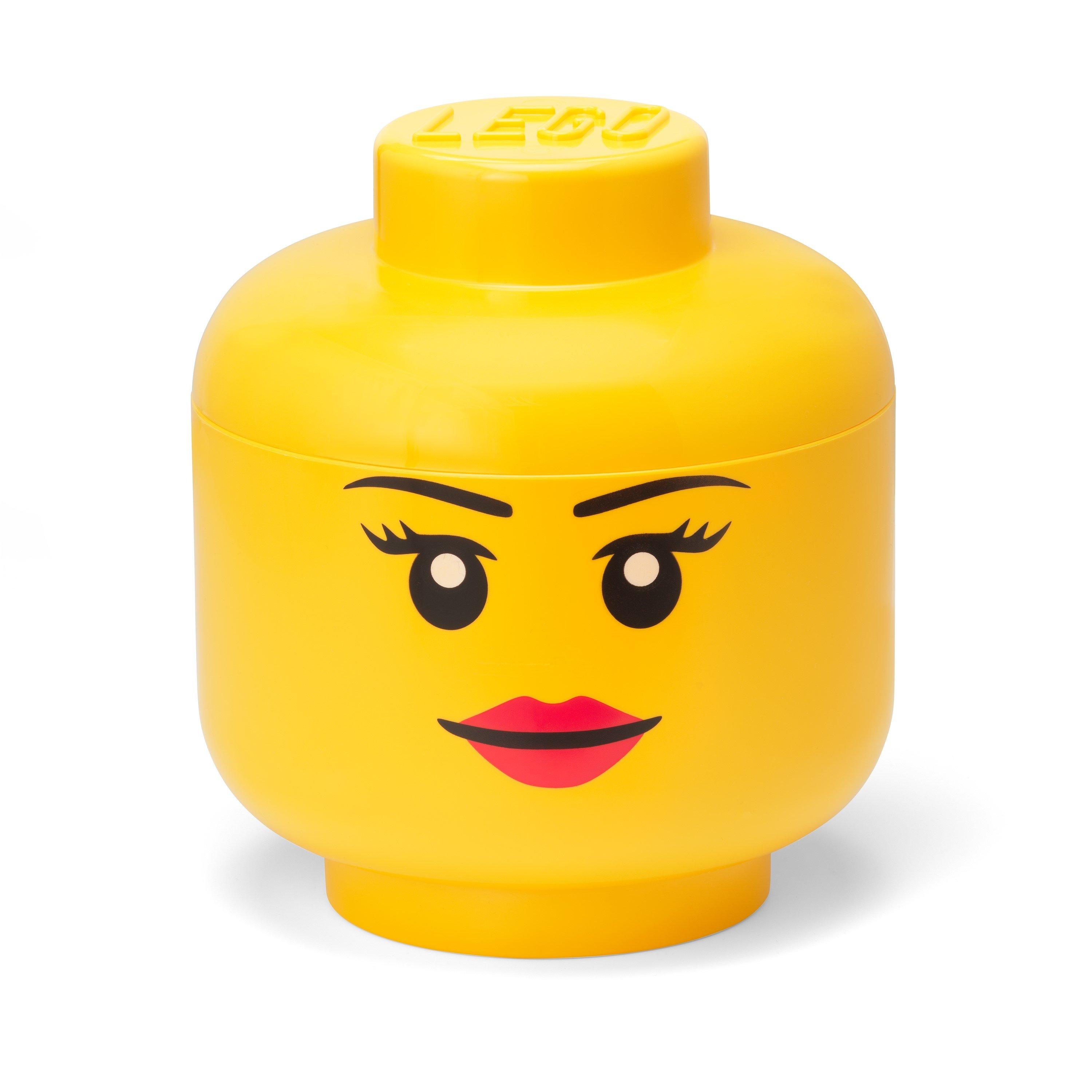 Yellow - LEGO - Girl Large Storage Head - 1