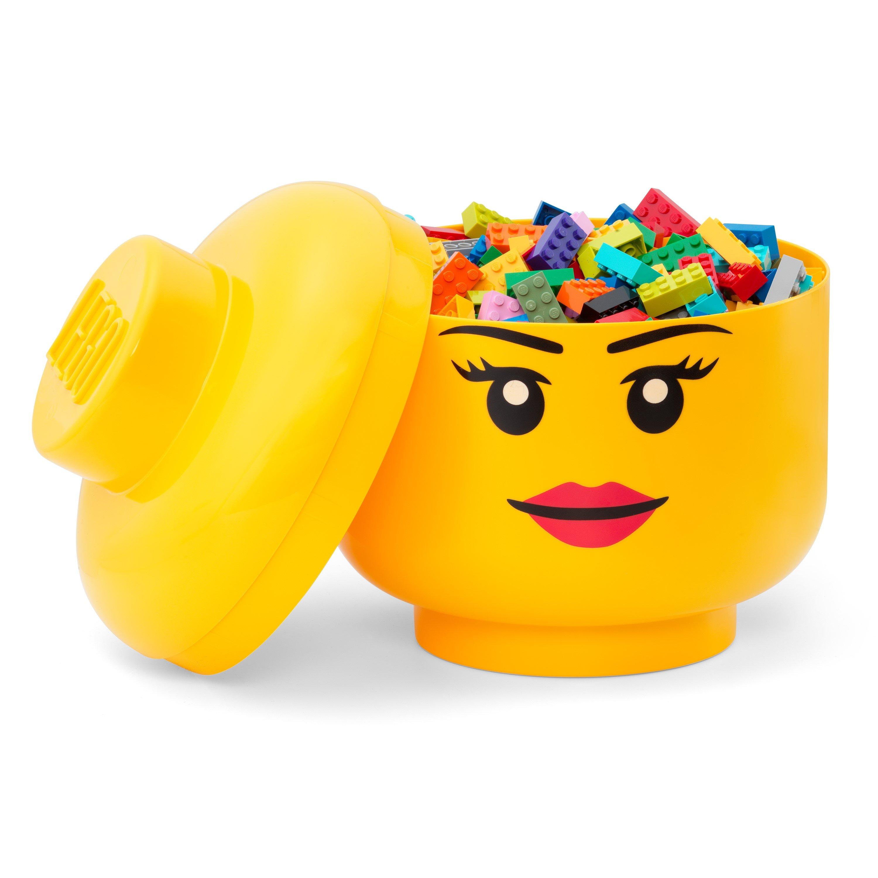 Yellow - LEGO - Girl Large Storage Head - 2