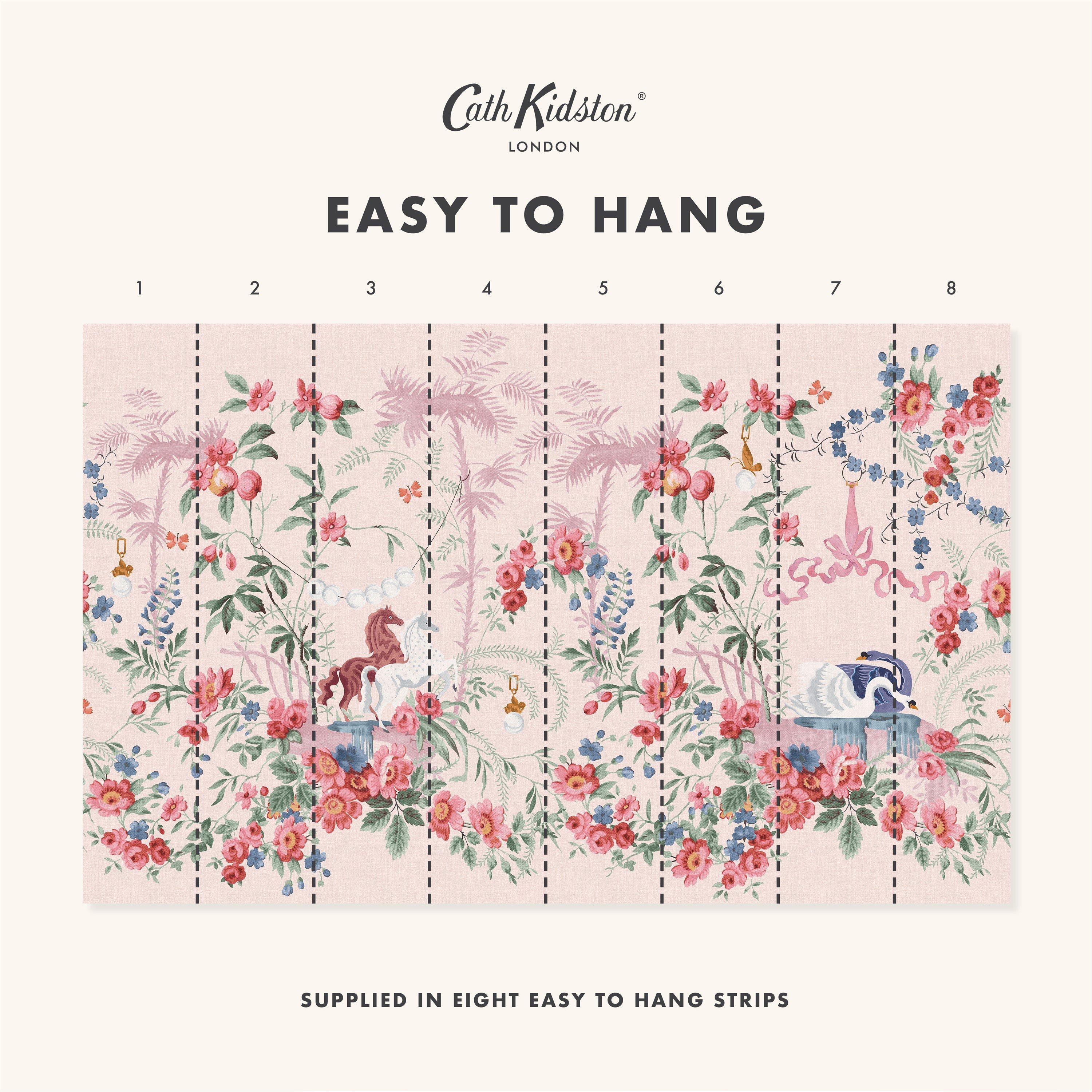 Pink - Cath Kidston - Cath Kidston Colourful Life Pink Fixed Size Mural - 4