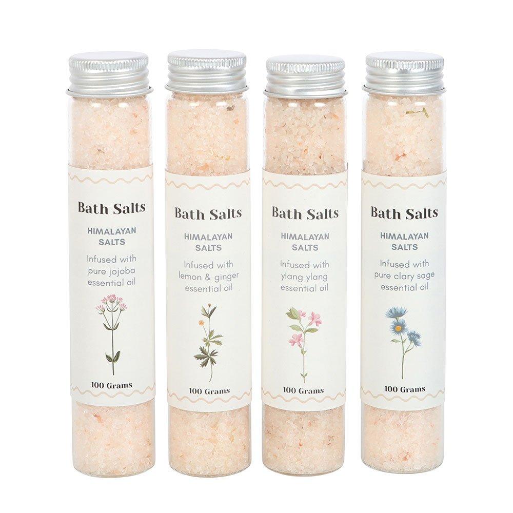 Pink - Something Different - Floral Bath Salt Gift Set - 2
