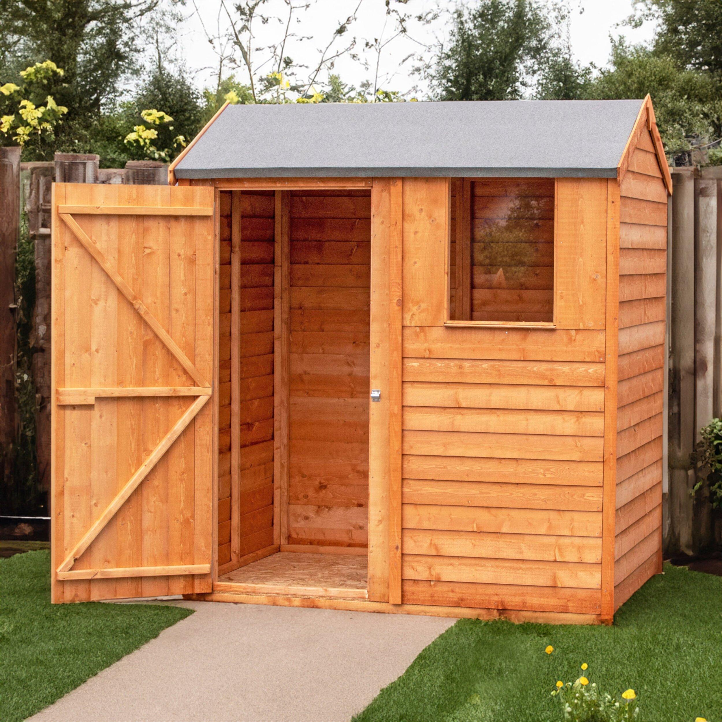 Wood - Shire - Overlap 6x4 SD Reverse Apex - 2