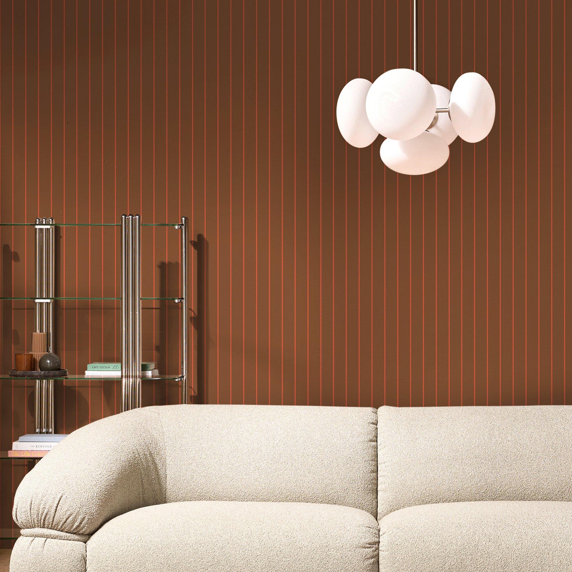 Caramel - MADE - Kyria Stripe Wallpaper - 2