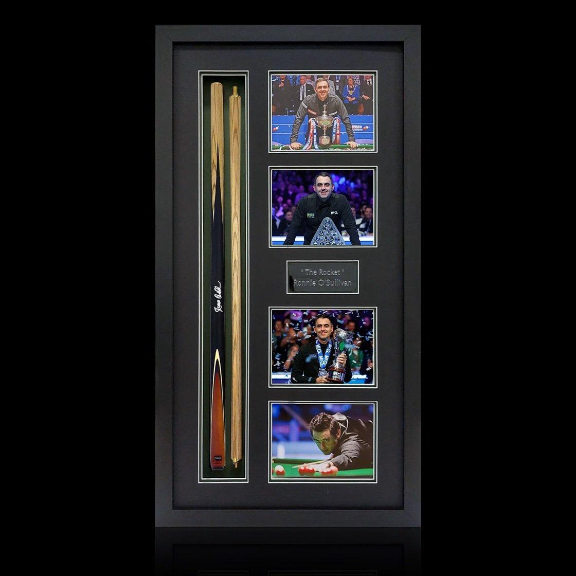 Black - The Fan Cave - Ronnie O’Sullivan Signed Cue Iconic Frame - 1