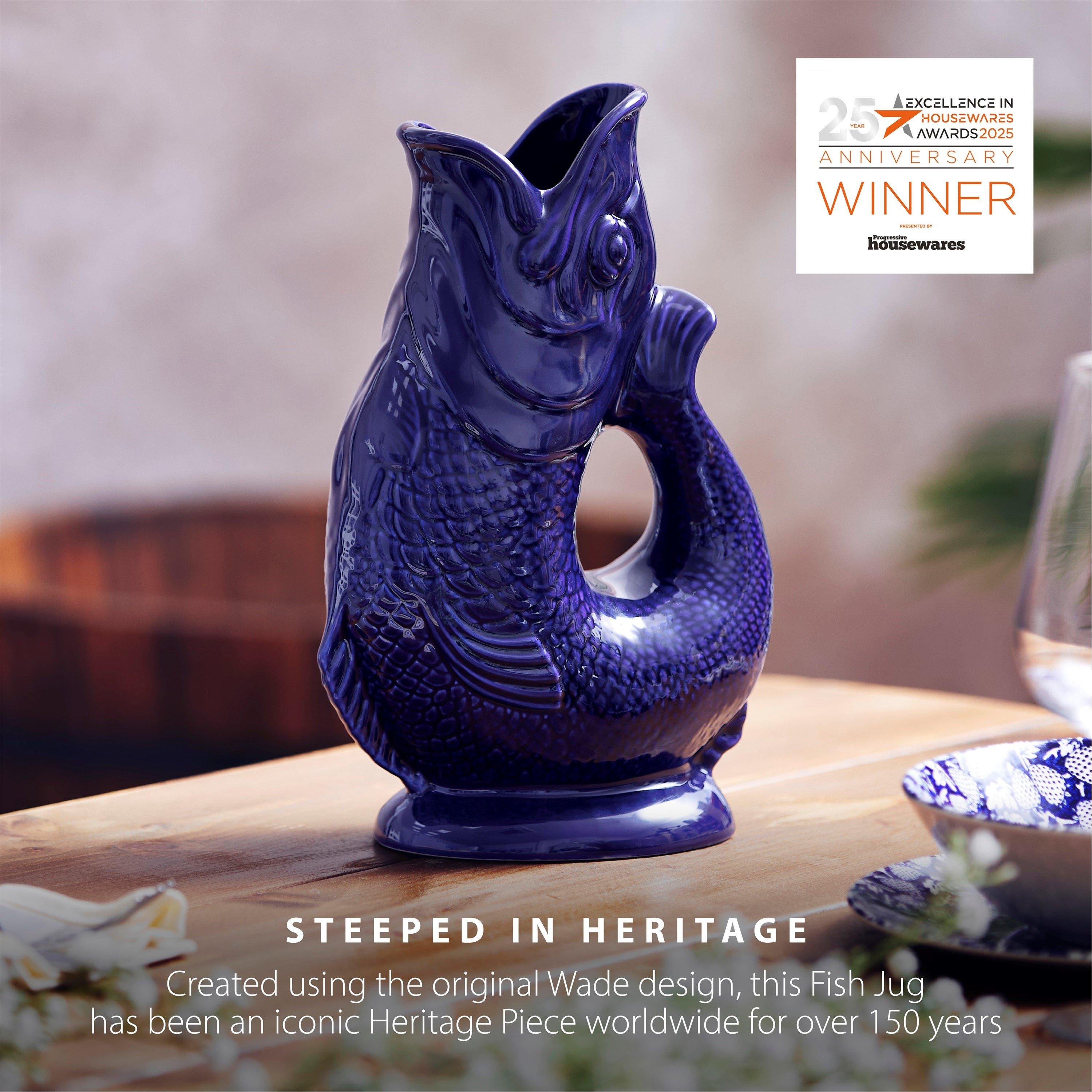 Blue - WADE - Wade Fish Jug 1.2L Cobalt - 3