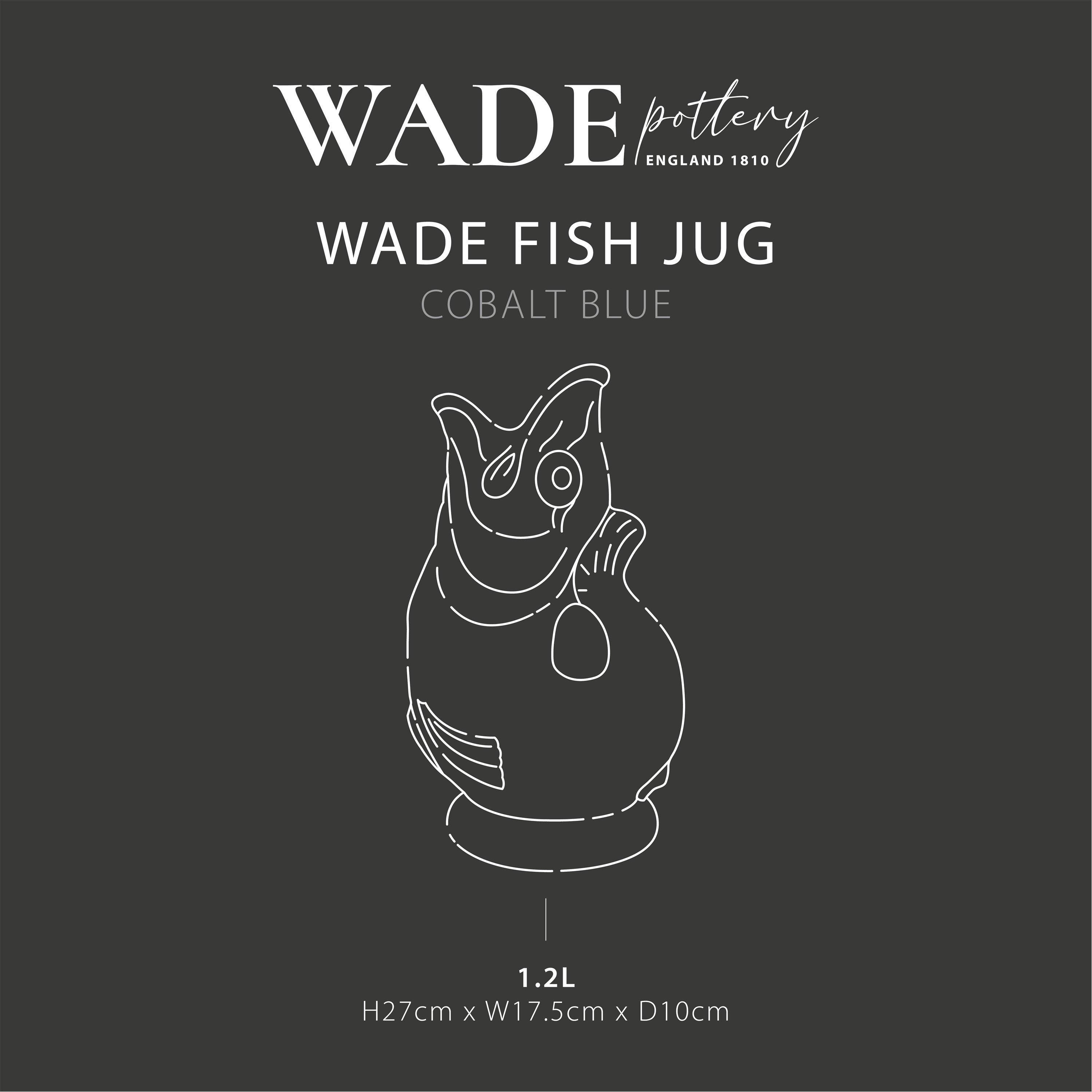 Blue - WADE - Wade Fish Jug 1.2L Cobalt - 6