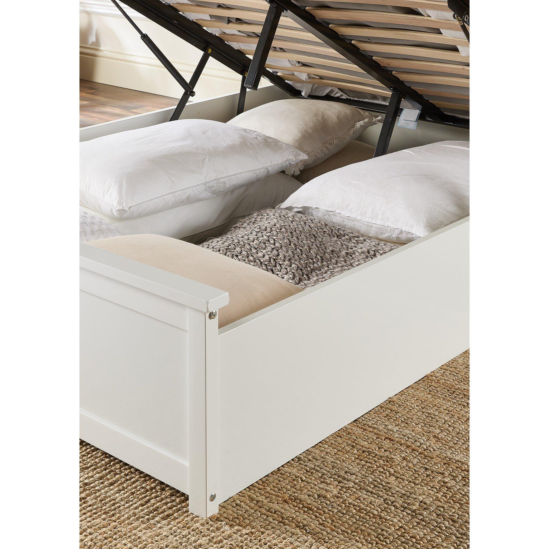 White - Aspire - Wooden Ottoman Bed - 4