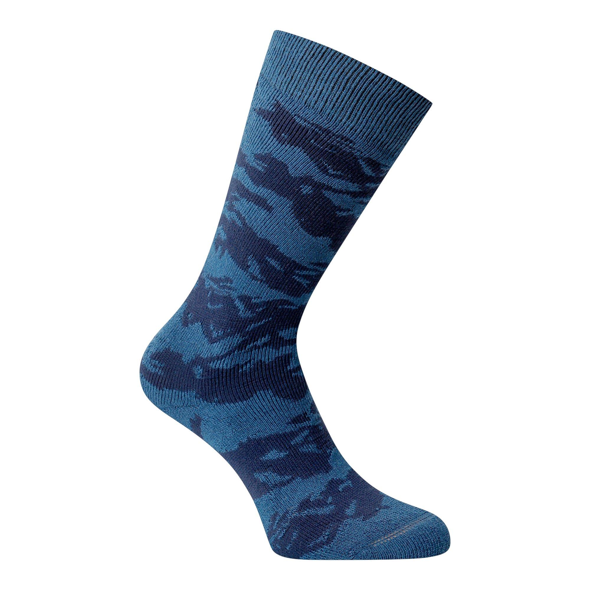 Dare 2B Unisex Kids Blue Kids’ Printed Ski Socks, Cotton, Cotton Size: Uk 6-8 - Image 3