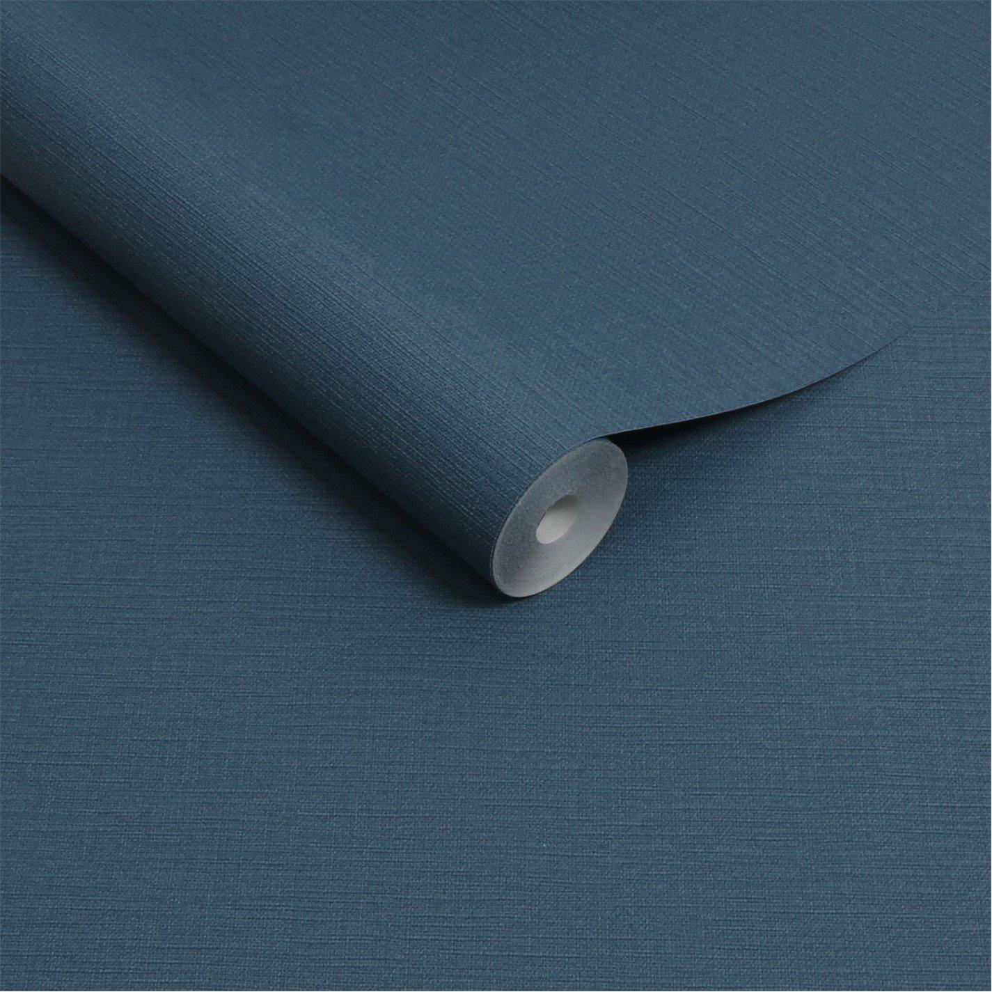 Navy - Superfresco Easy - Amour Navy Wallpaper - 3