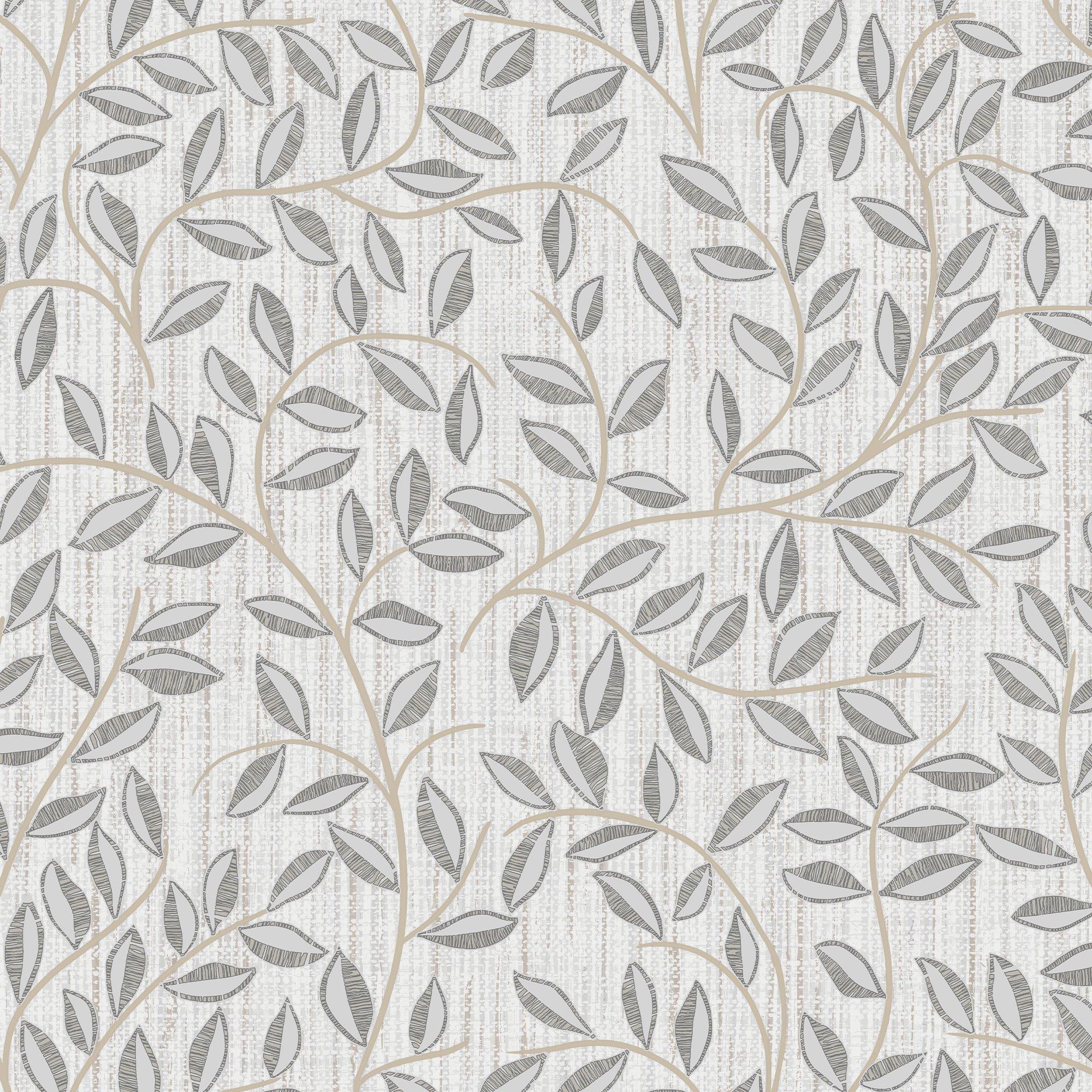 Mocha - Superfresco - Superfresco Willow Leaf Mocha Wallpaper - 2