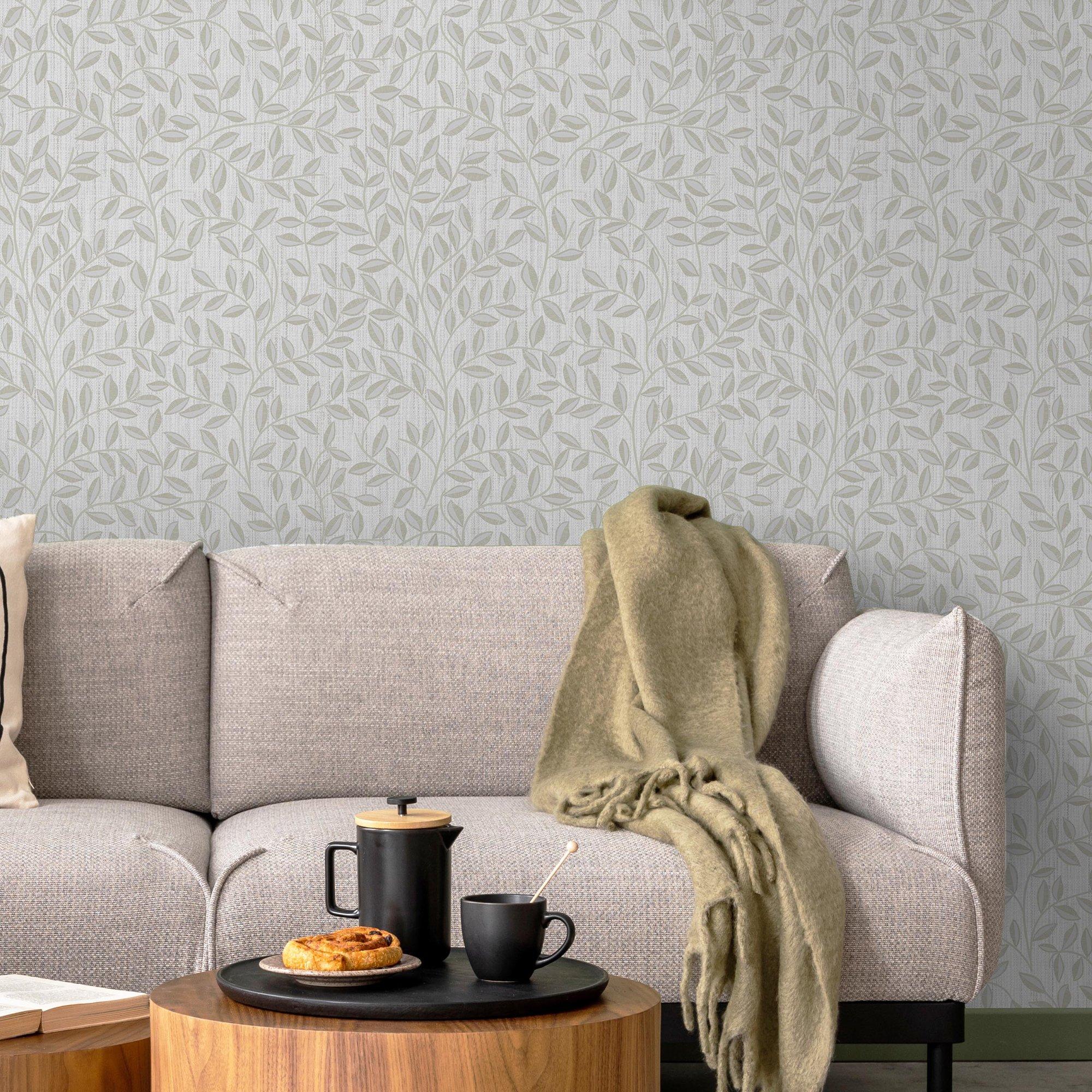 Sage - Superfresco - Superfresco Willow Leaf Sage Wallpaper - 1