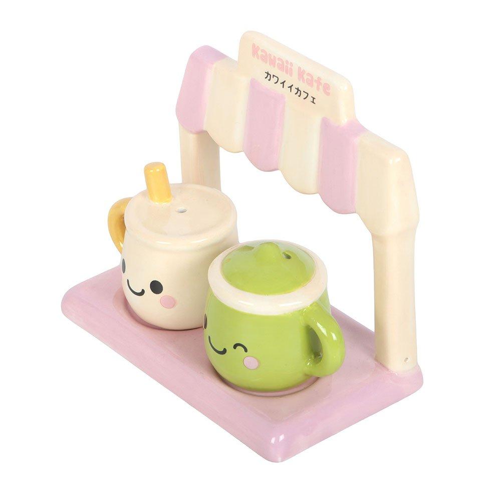 Pink - Something Different - Kawaii Latte Salt and Pepper Shakers - 3