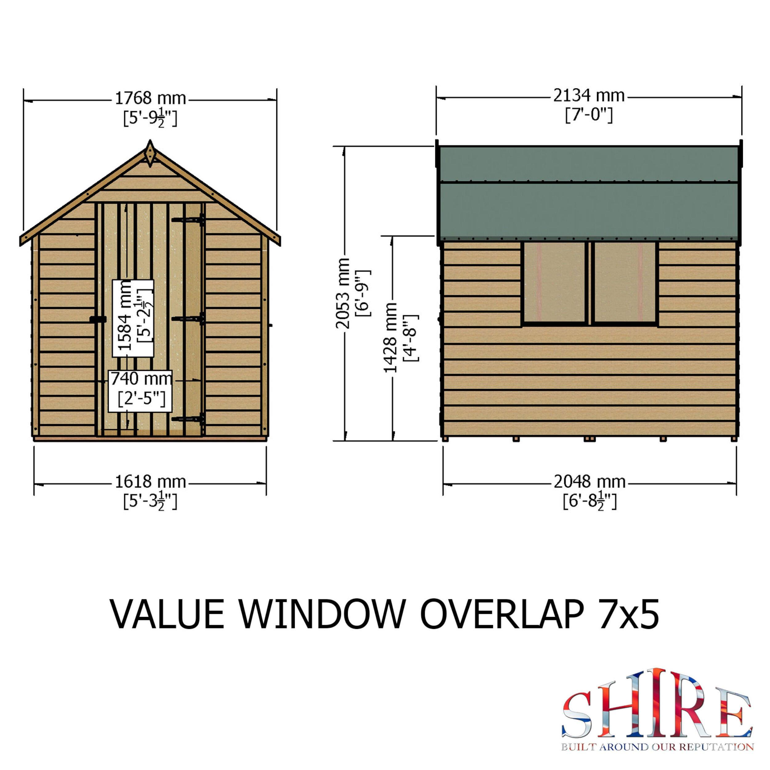 Wood - Shire - Overlap 7x5 SD Value with Window - 5