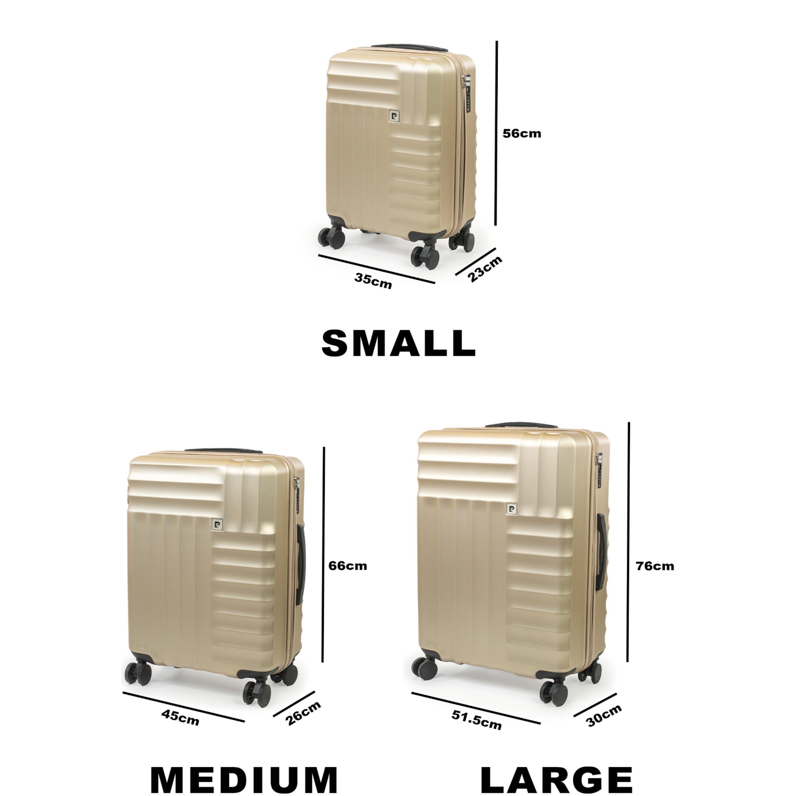 Champagne - Pierre Cardin - Soleil 30-inch Hard Shell Luggage Large Suitcase - 2