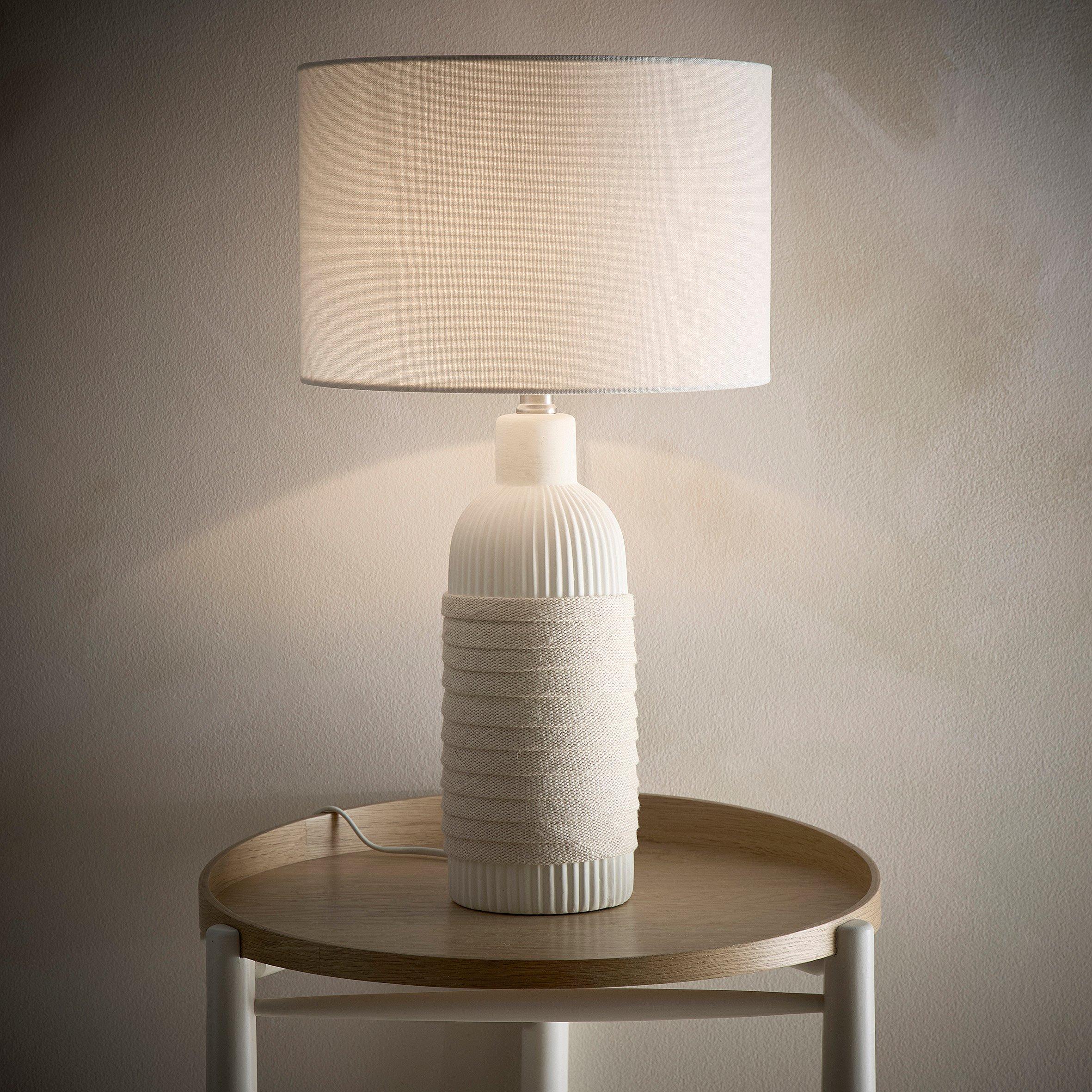 Light Cream - K Living - Aria 53cm Light Cream Ceramic Table Lamp - 2