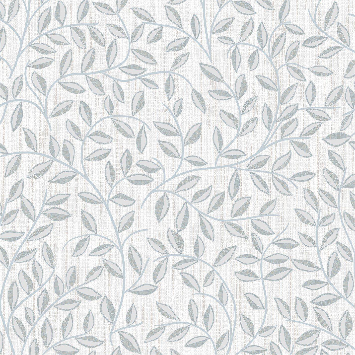 Superfresco  Willow Leaf Wallpaper Duck Egg