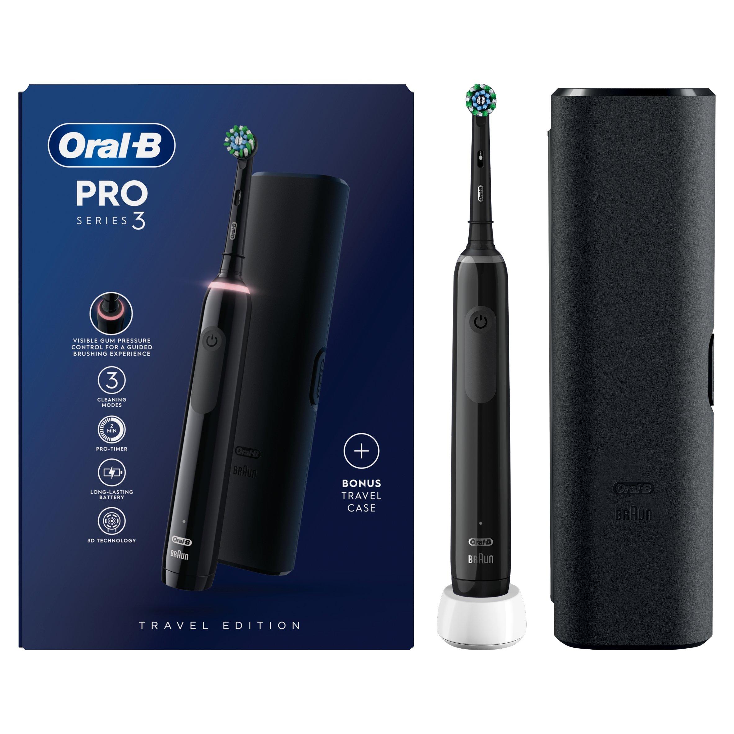 Black - Oral B - Oral-B Pro 3 - 3500 - Electric Toothbrush - 1