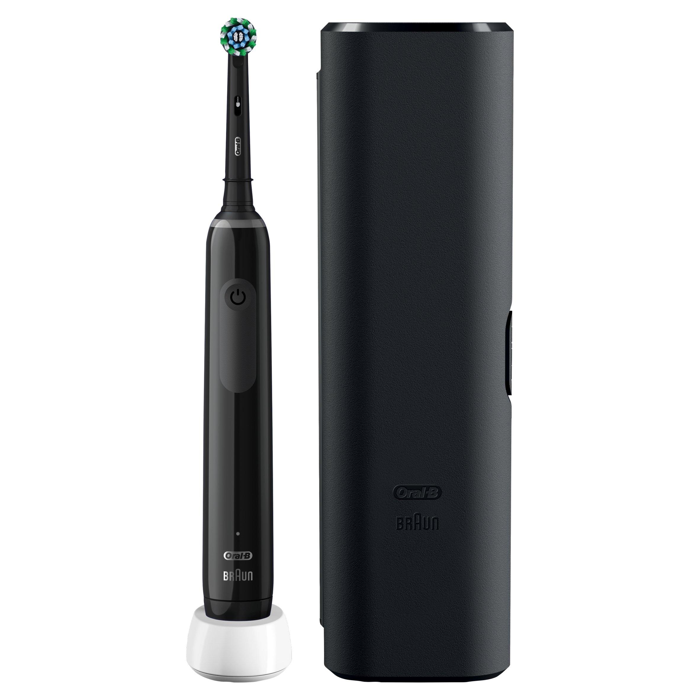 Black - Oral B - Oral-B Pro 3 - 3500 - Electric Toothbrush - 3