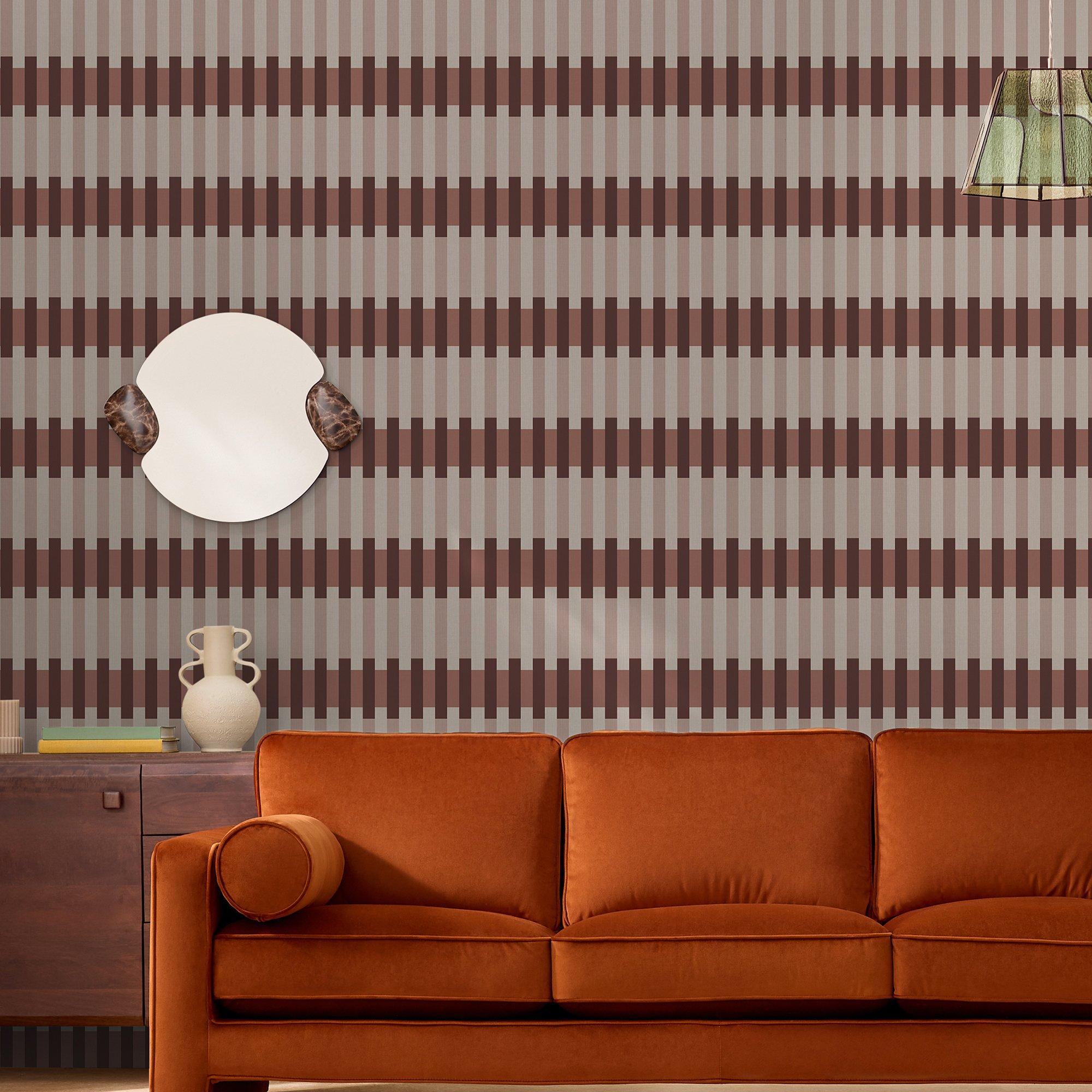 Berry - MADE - Sirio Caramel & Blue Wallpaper - 2