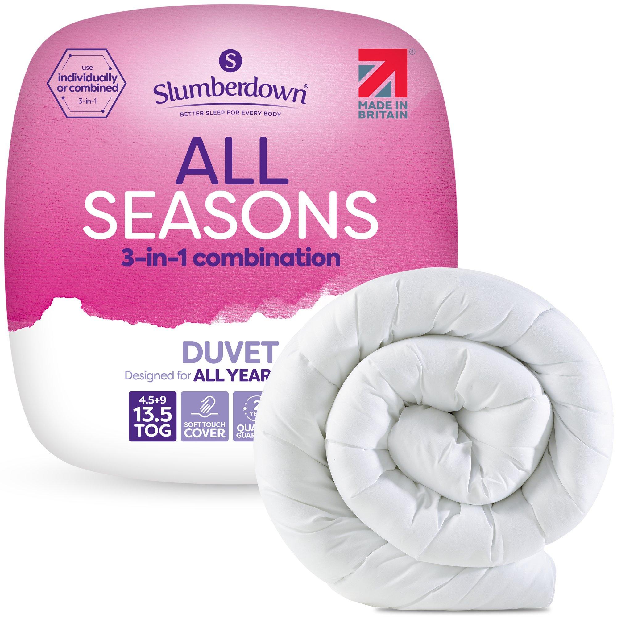 13.5 Tog All Se - Slumberdown - Cosy Nights All Seasons Duvet - 1