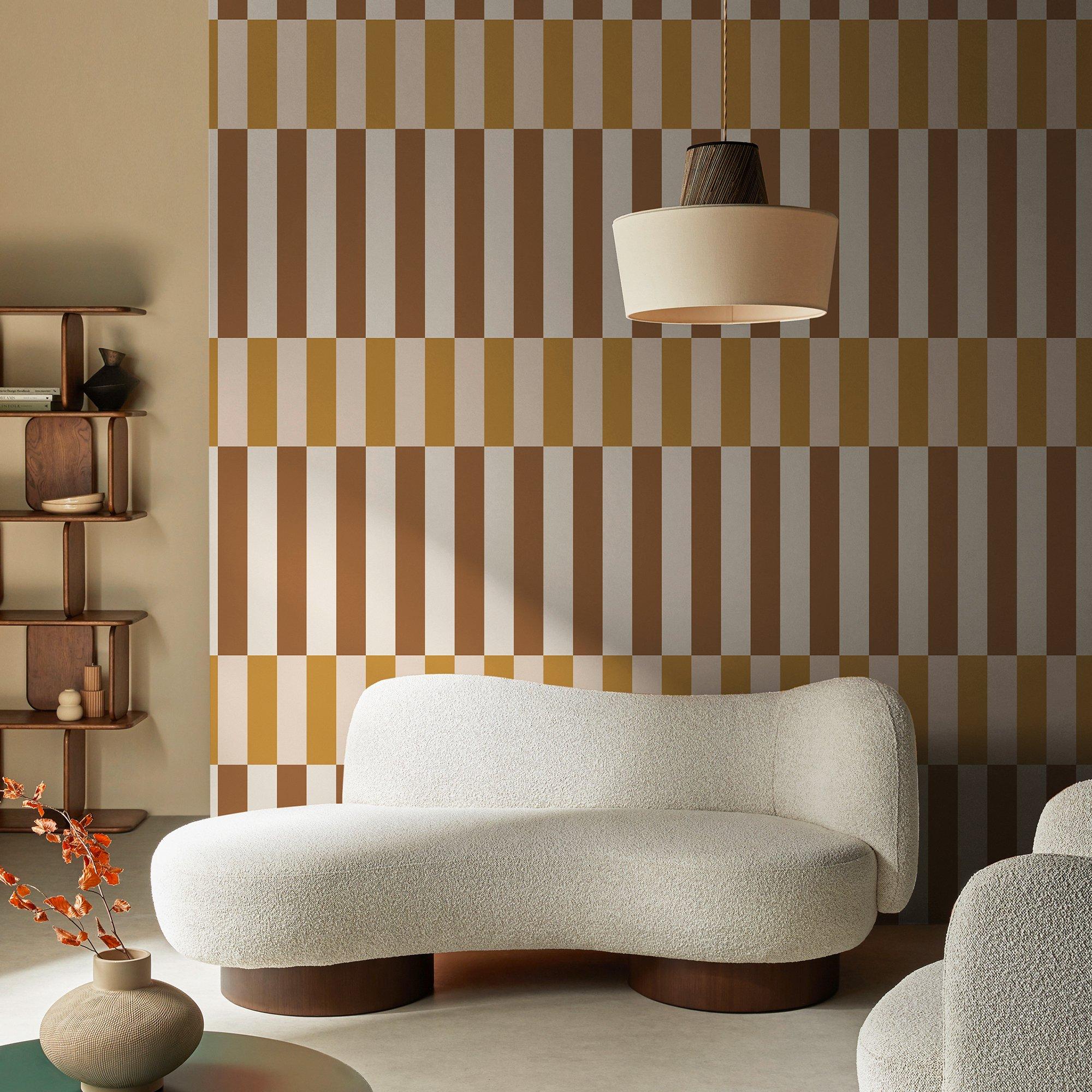 Ochre - MADE - Terri Wallpaper - 2