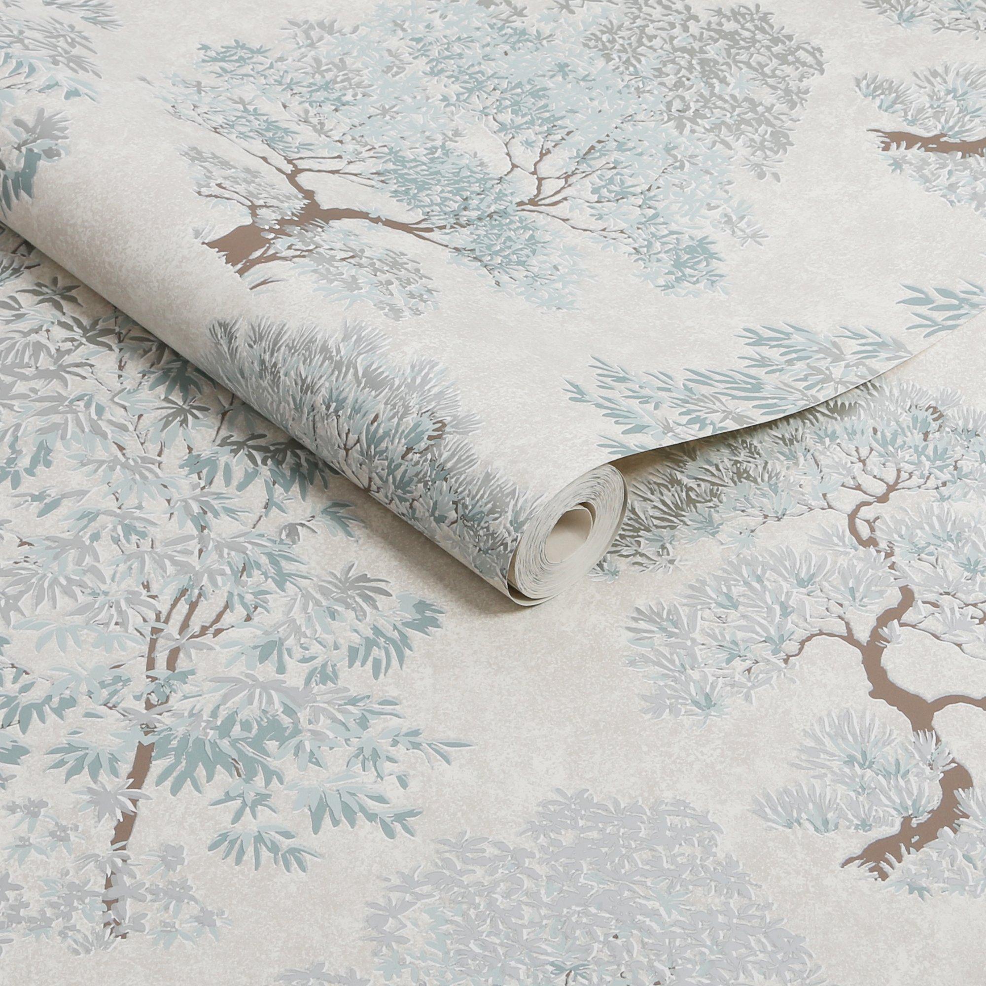 Duck Egg - Superfresco - Elmwood Duck Egg Wallpaper - 3