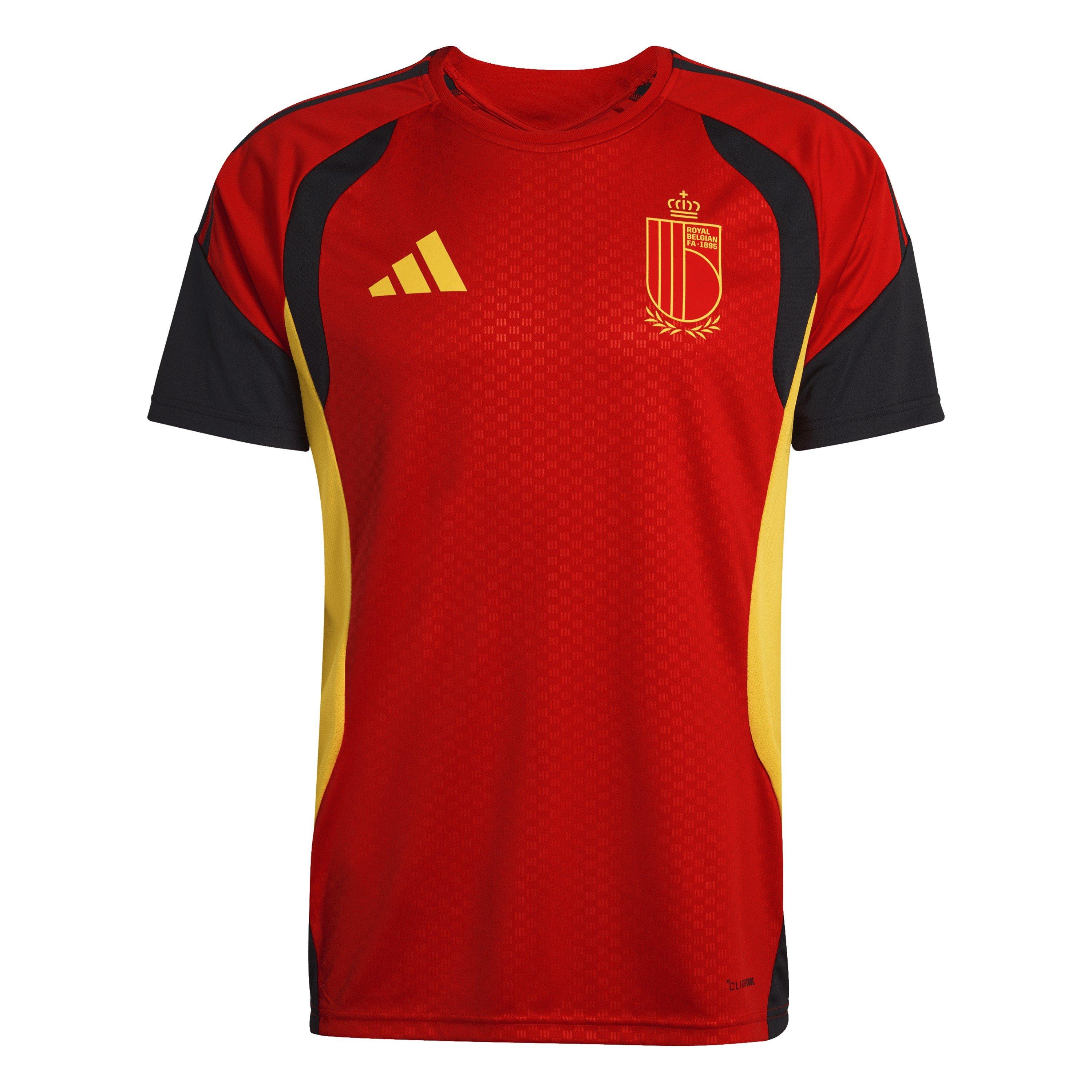 Adidas Men's Belgium Training Shirt World Cup 2026 - Red/Black - M